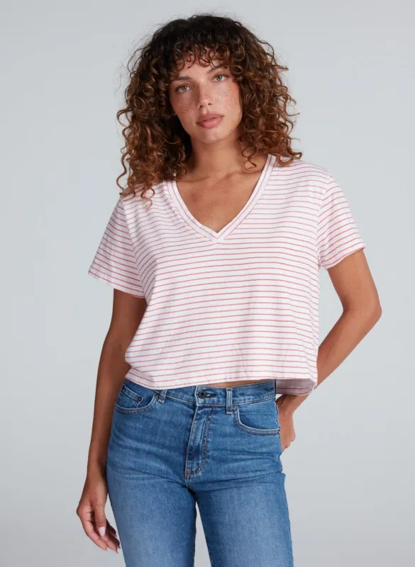 SHRUNKEN V TEE made by ASKK NY