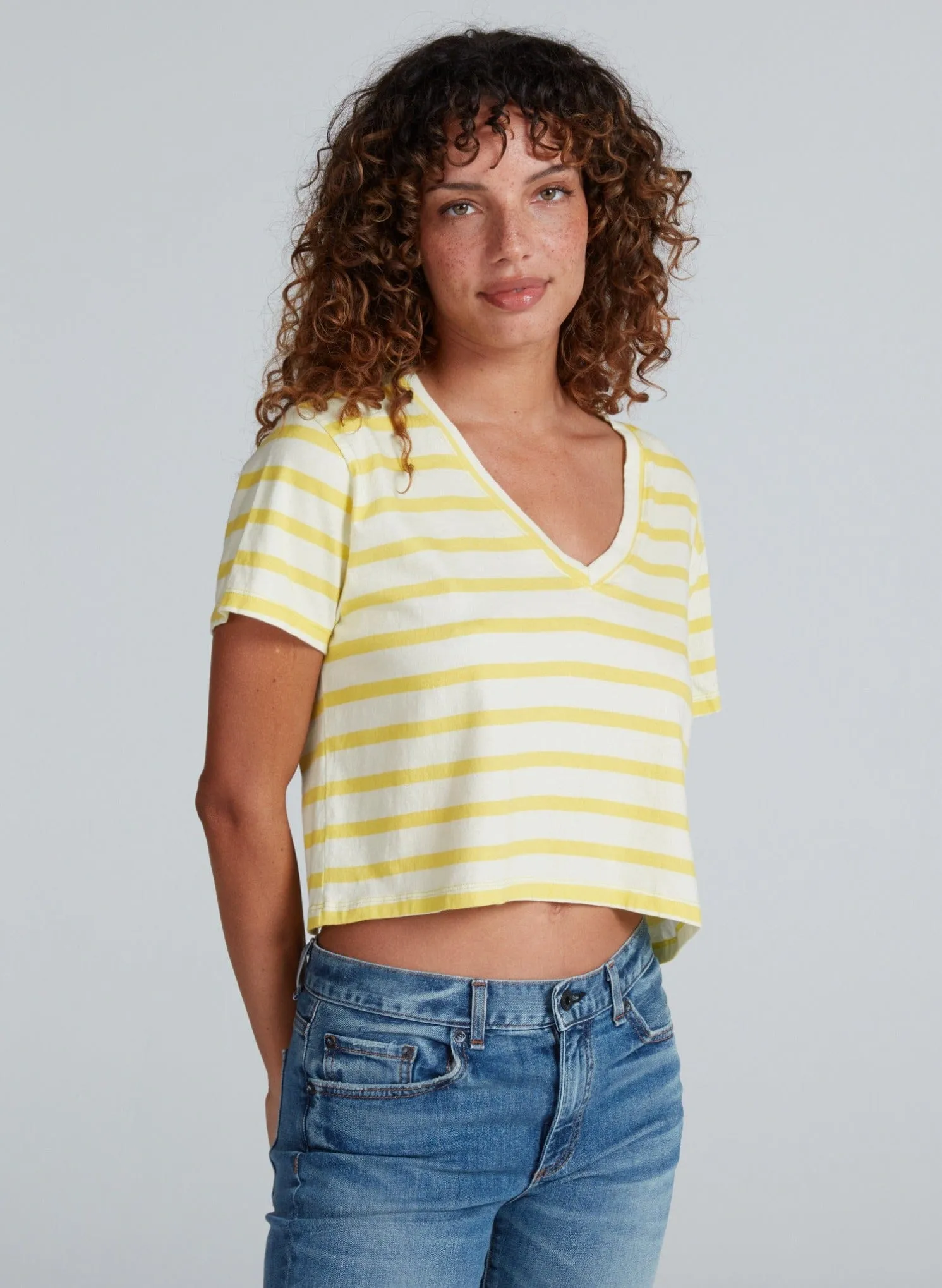 SHRUNKEN V TEE sold by ASKK NY