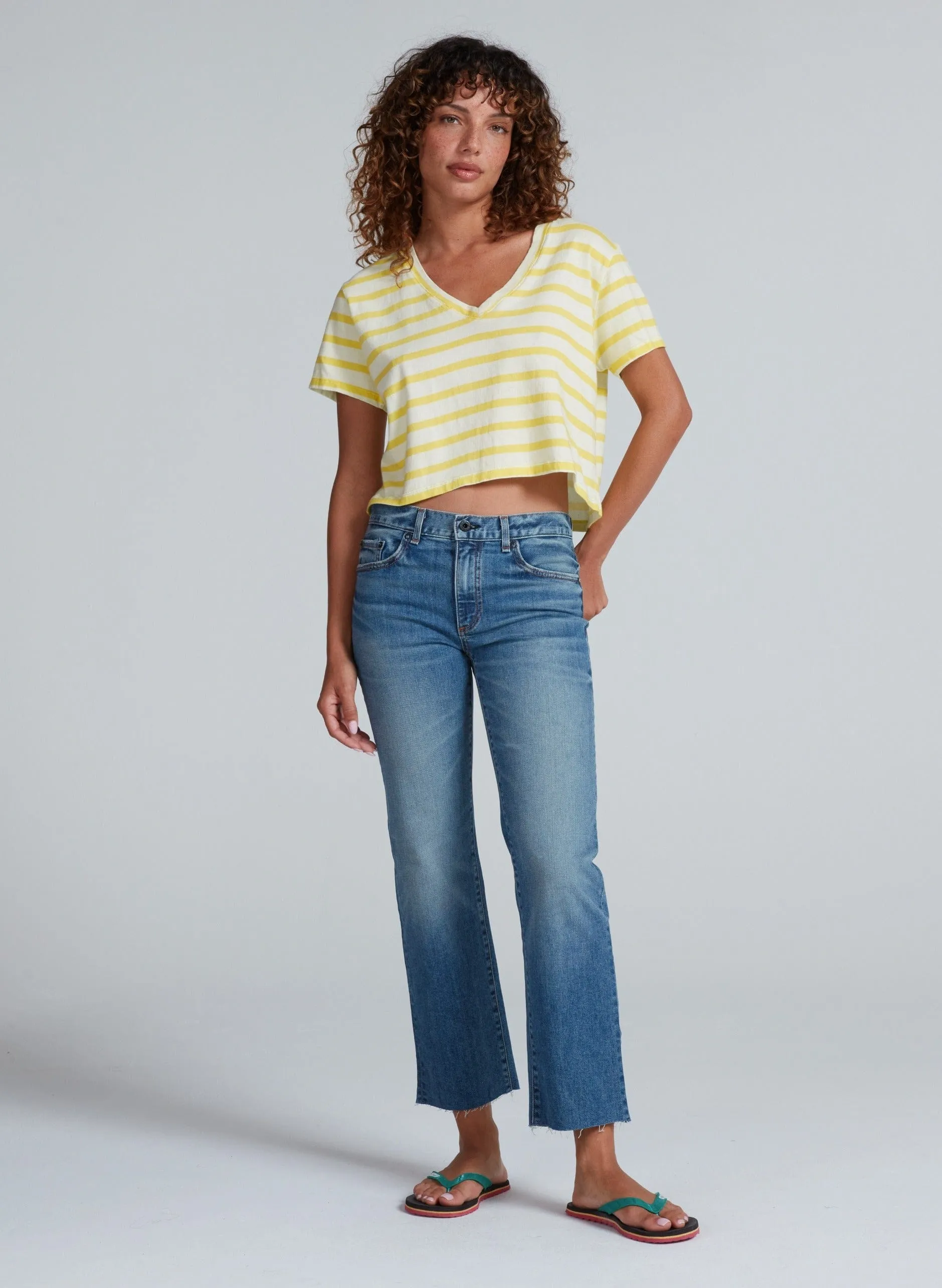 SHRUNKEN V TEE sold by ASKK NY product image thumbnail 2