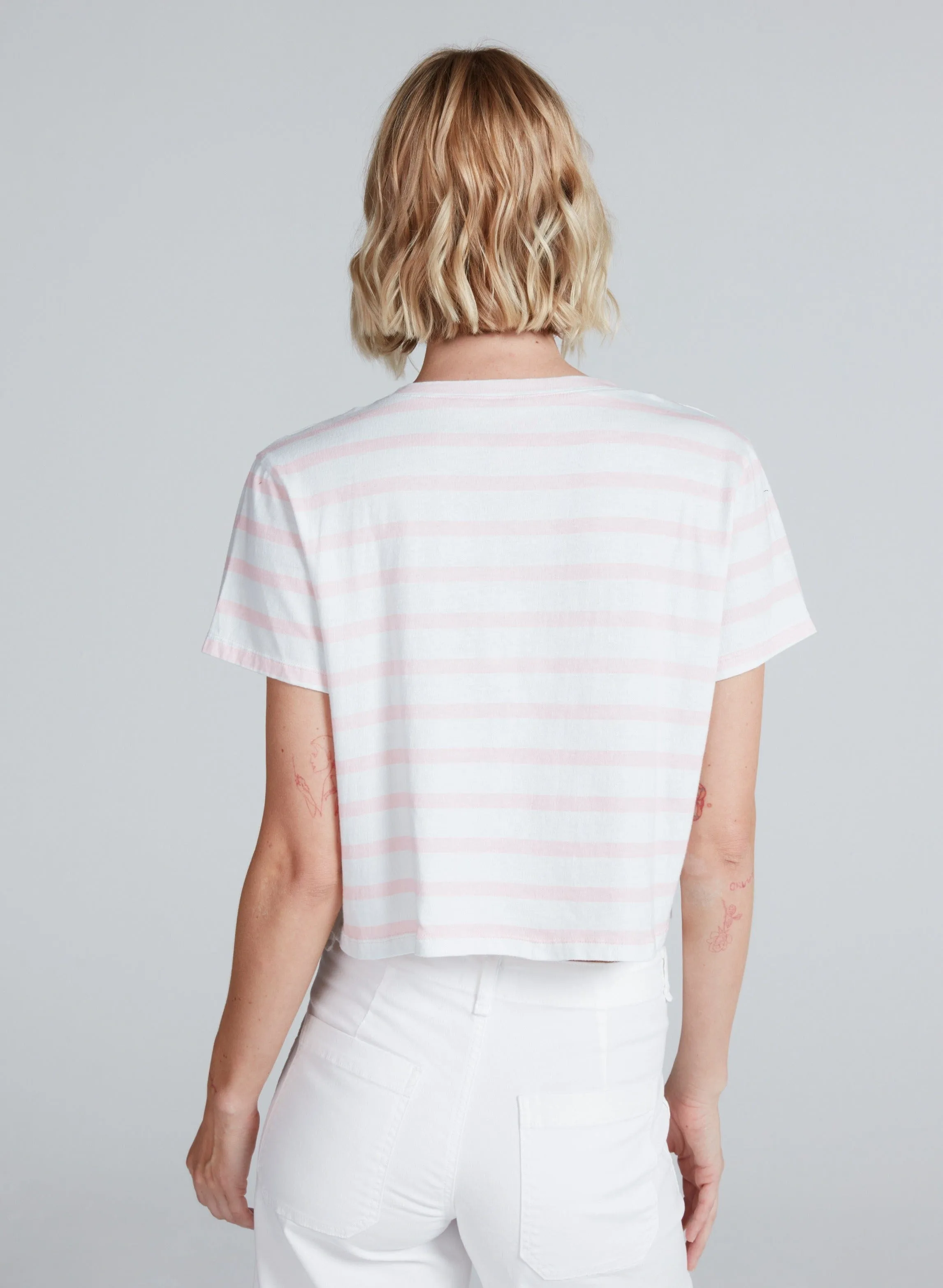 SHRUNKEN V TEE sold by ASKK NY product image thumbnail 3