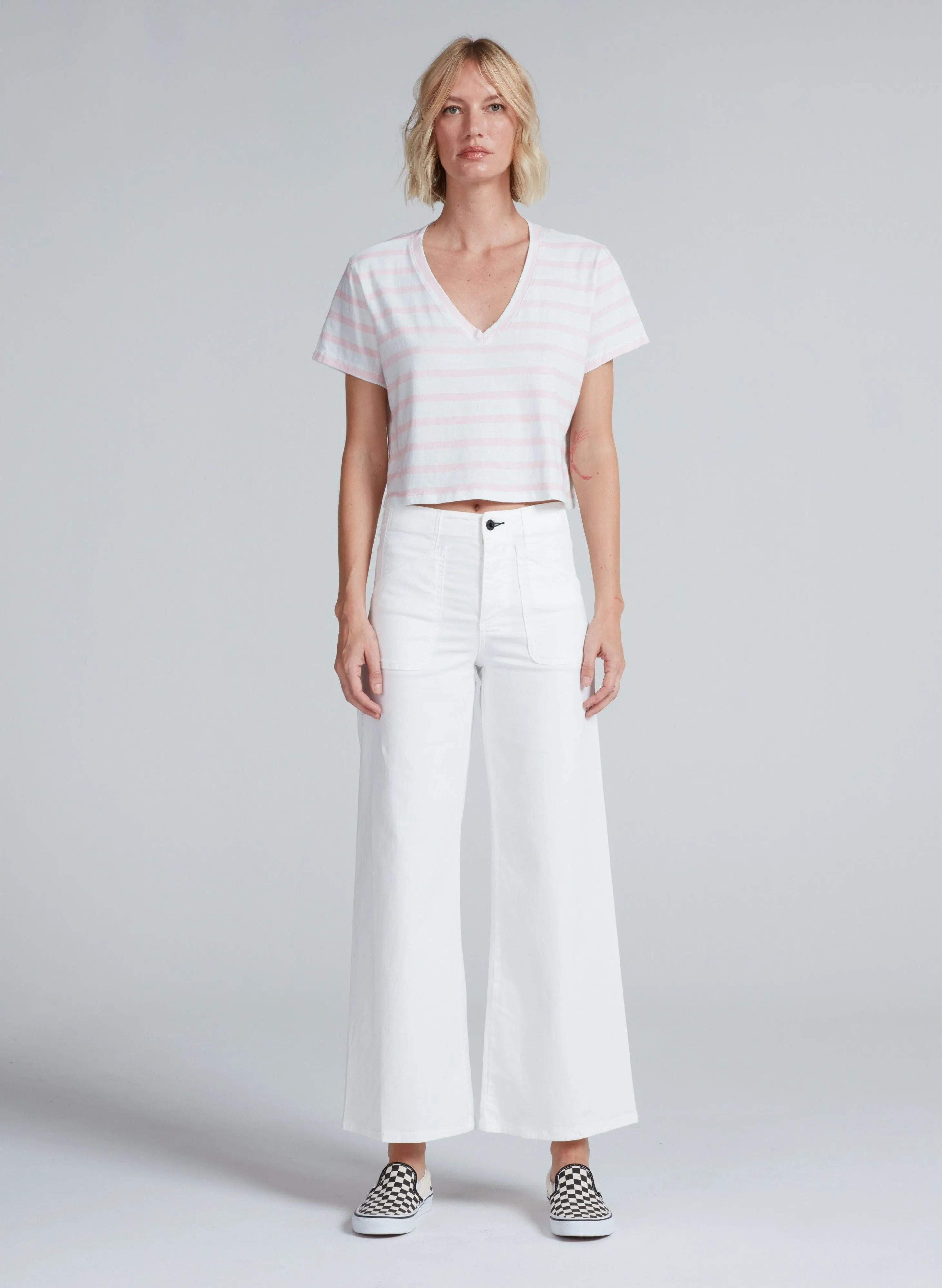 SHRUNKEN V TEE sold by ASKK NY product image thumbnail 2