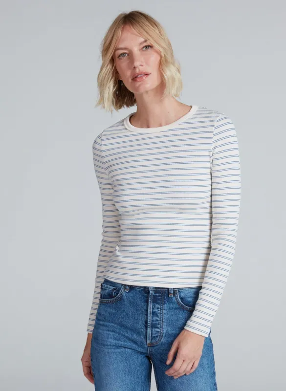 LONG SLEEVE RIB CREW made by ASKK NY