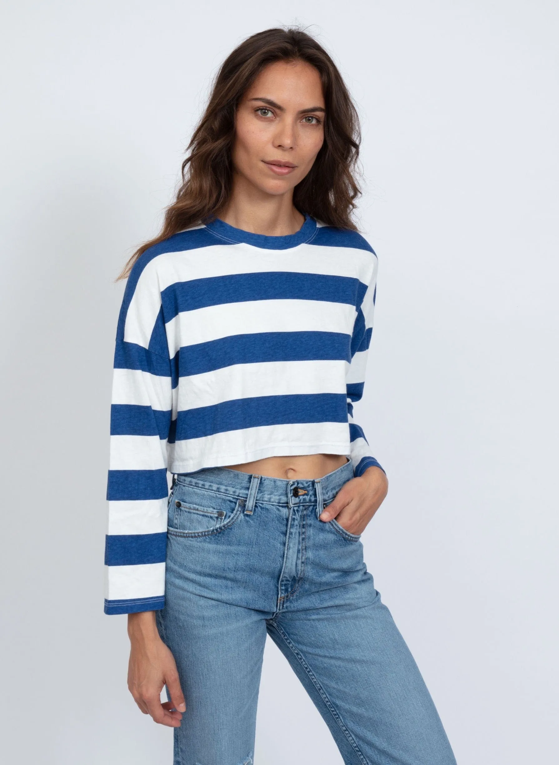 Cropped Printed Long Sleeve sold by ASKK NY product image thumbnail 3