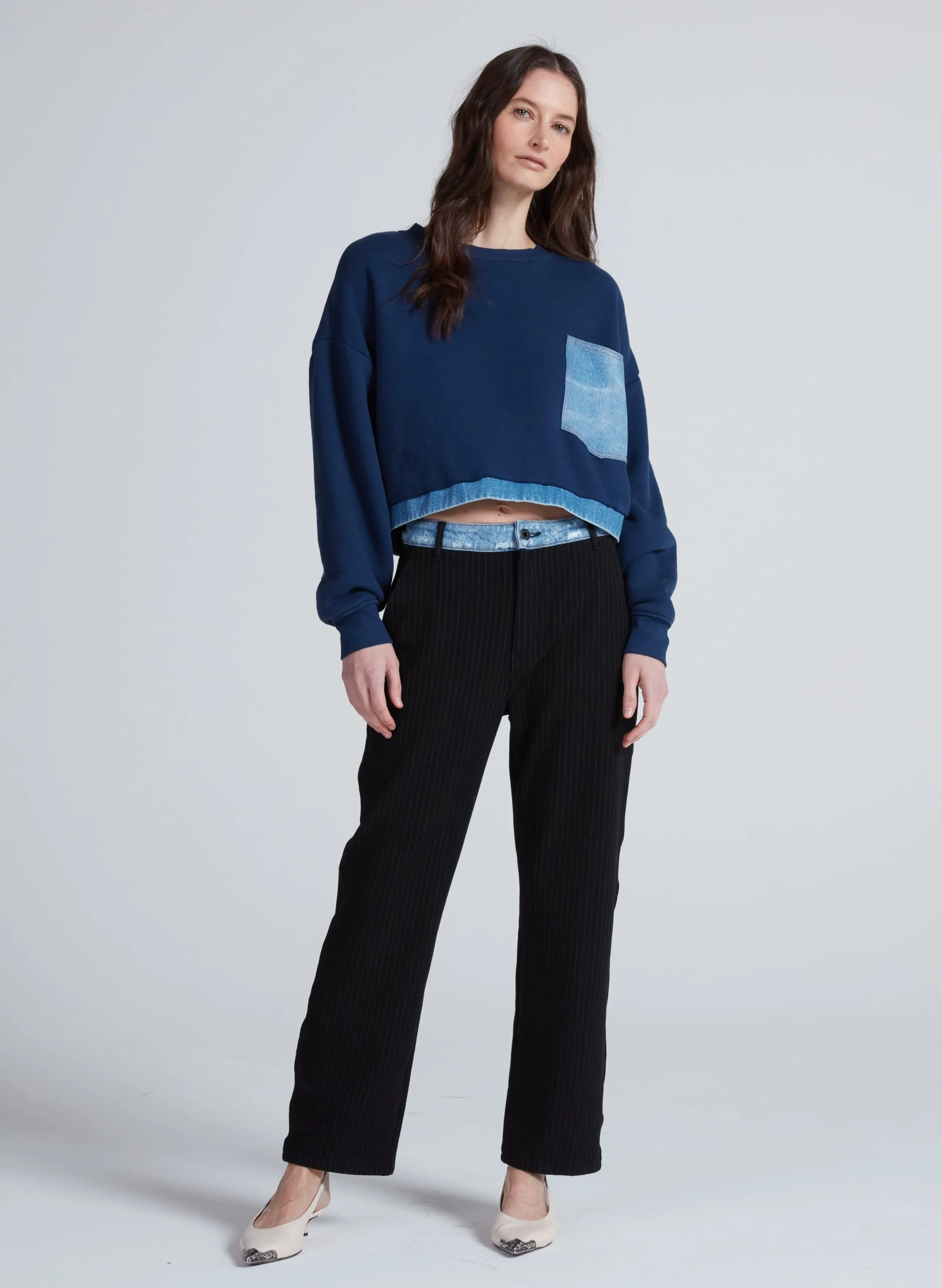 COMBO SWEATSHIRT sold by ASKK NY product image thumbnail 3