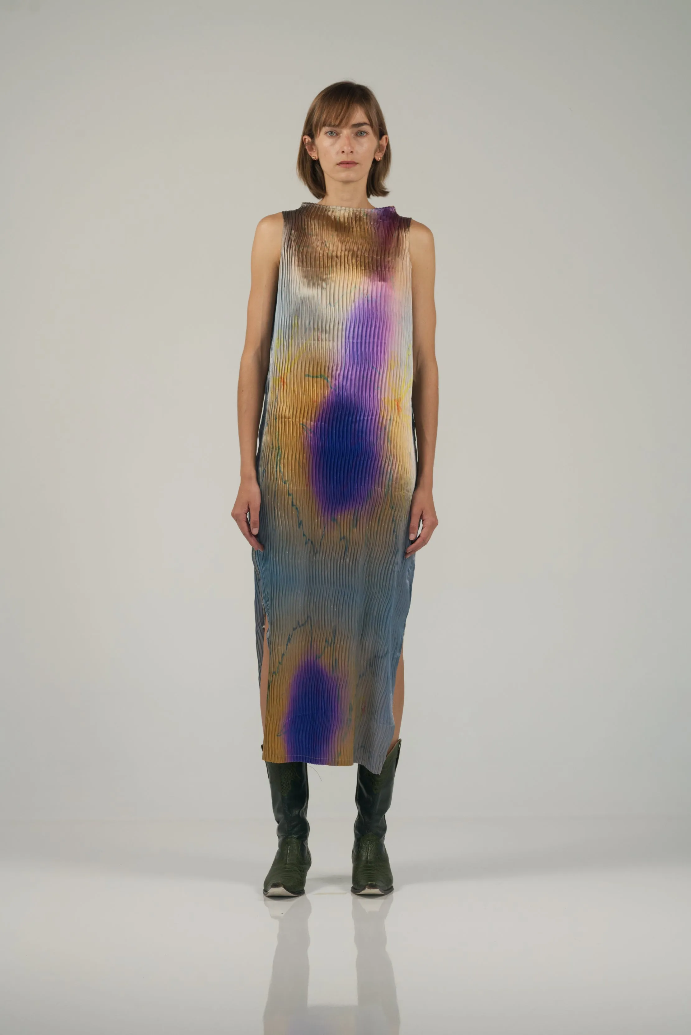 WAVE TANK DRESS OZ FLOWER sold by Nin Studio product image thumbnail 3