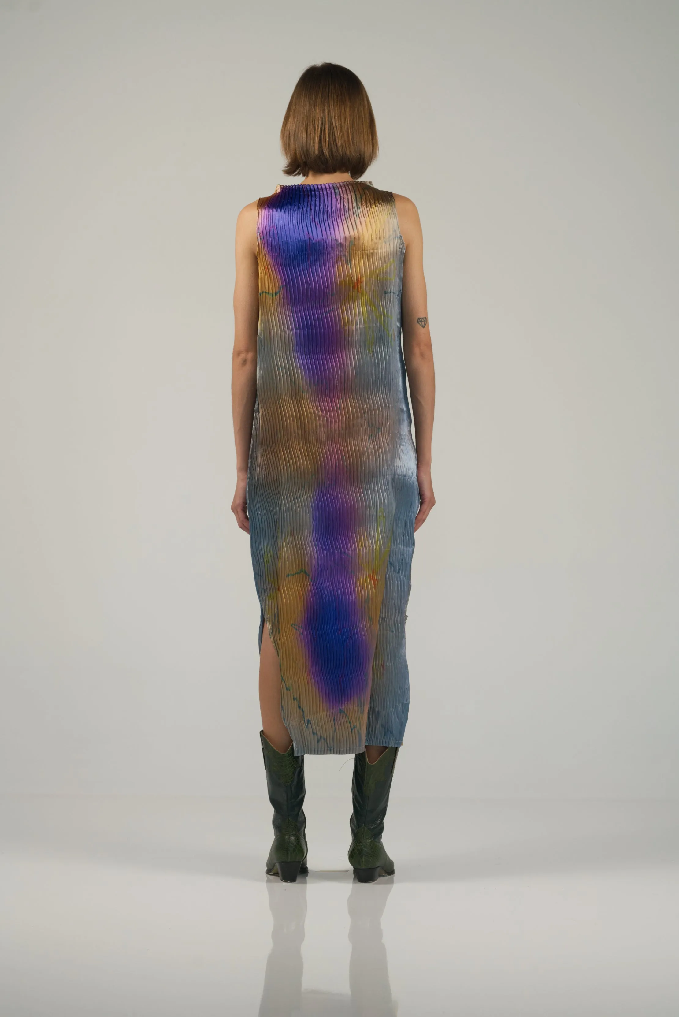 WAVE TANK DRESS OZ FLOWER sold by Nin Studio product image thumbnail 2