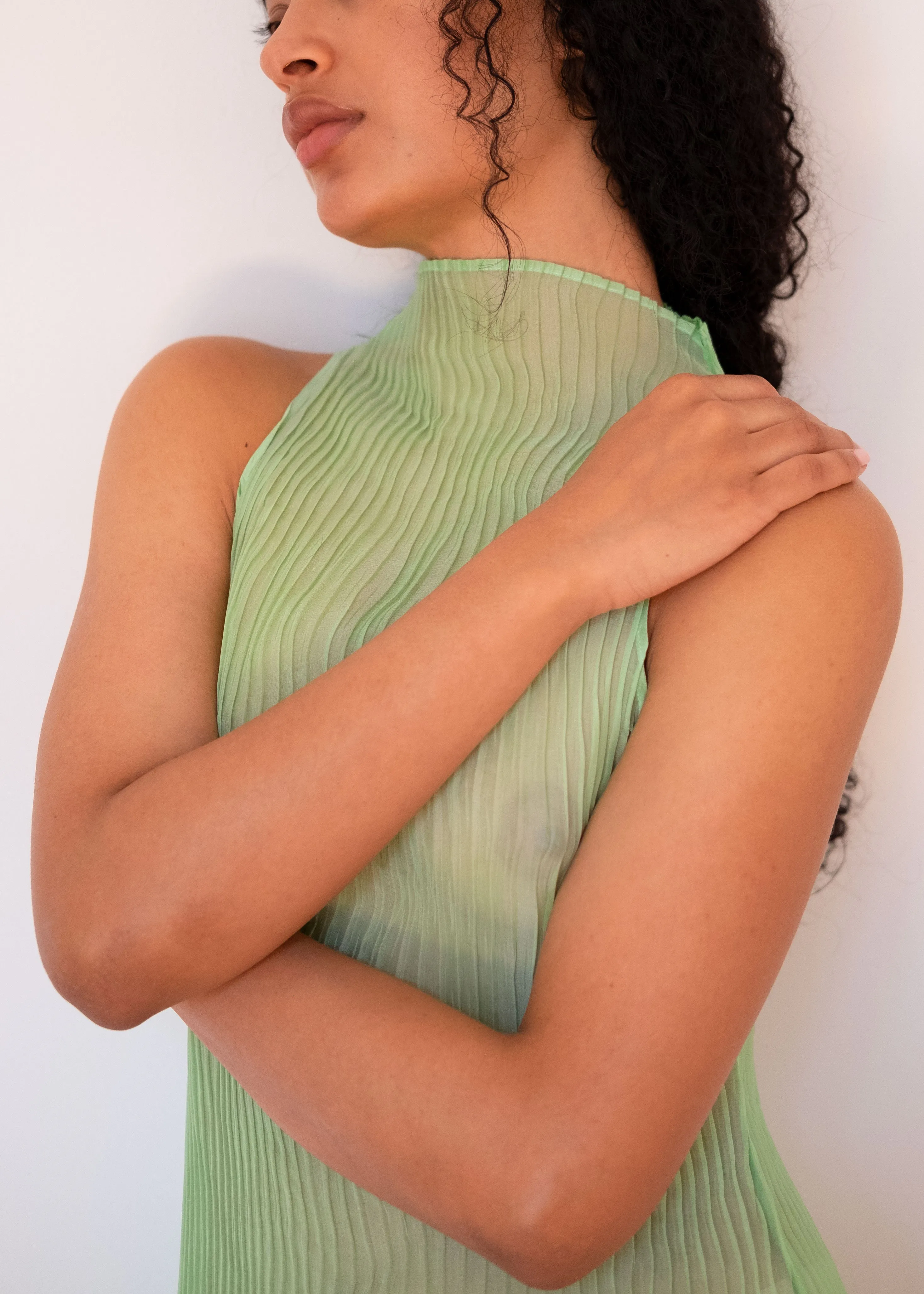 WAVE TANK DRESS SHEER sold by Nin Studio product image thumbnail 4