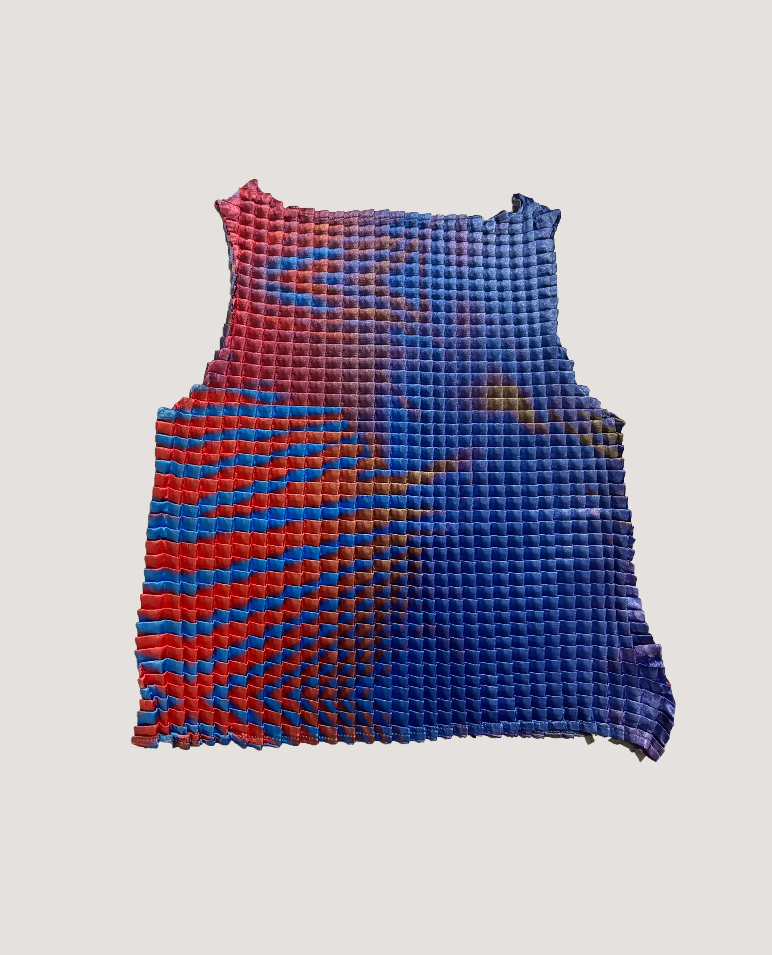 PLEATED TANK SINGLET FW25 PRINTED sold by Nin Studio