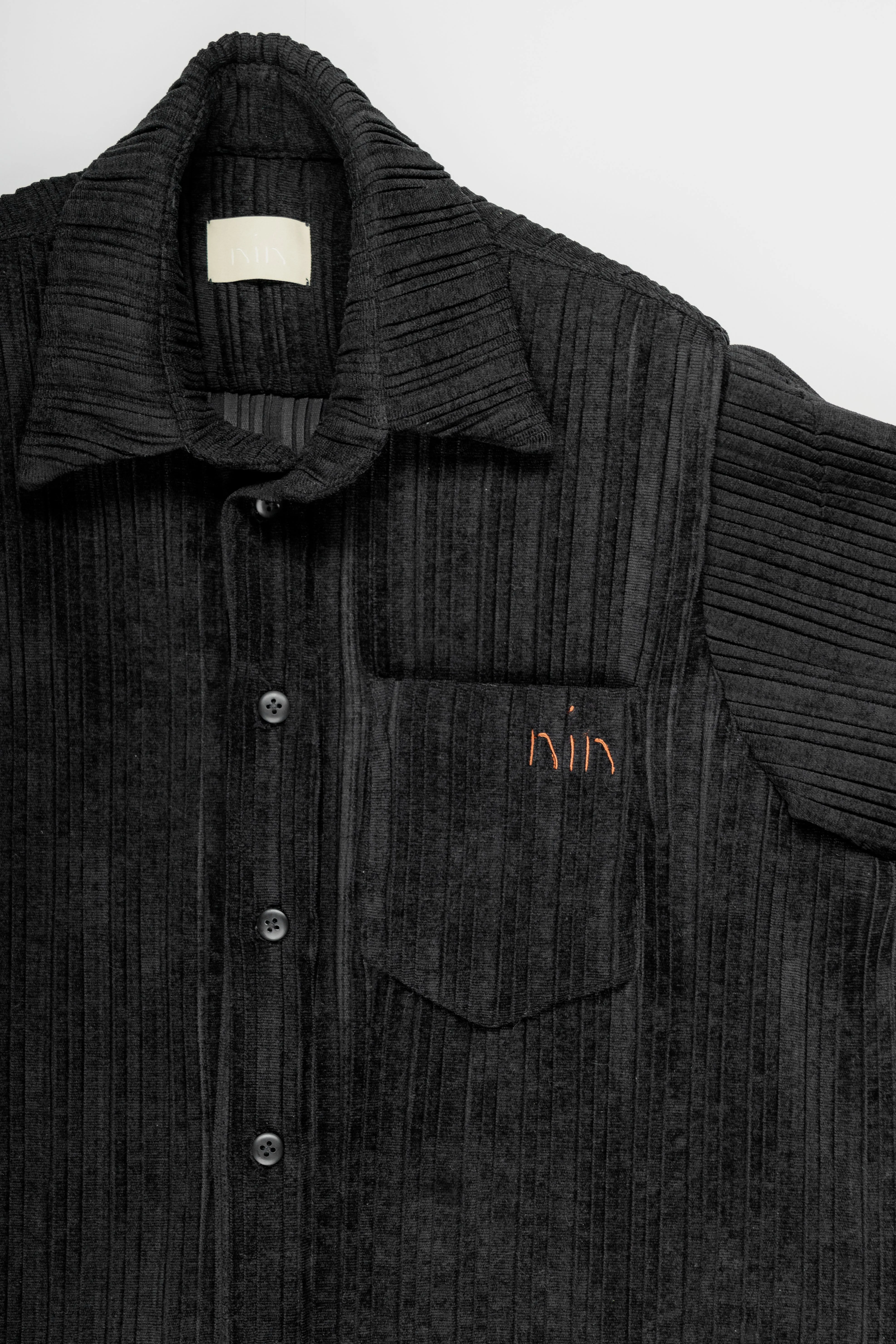 ECHO SHIRT / COTTON VELVET FW25 sold by Nin Studio product image thumbnail 4