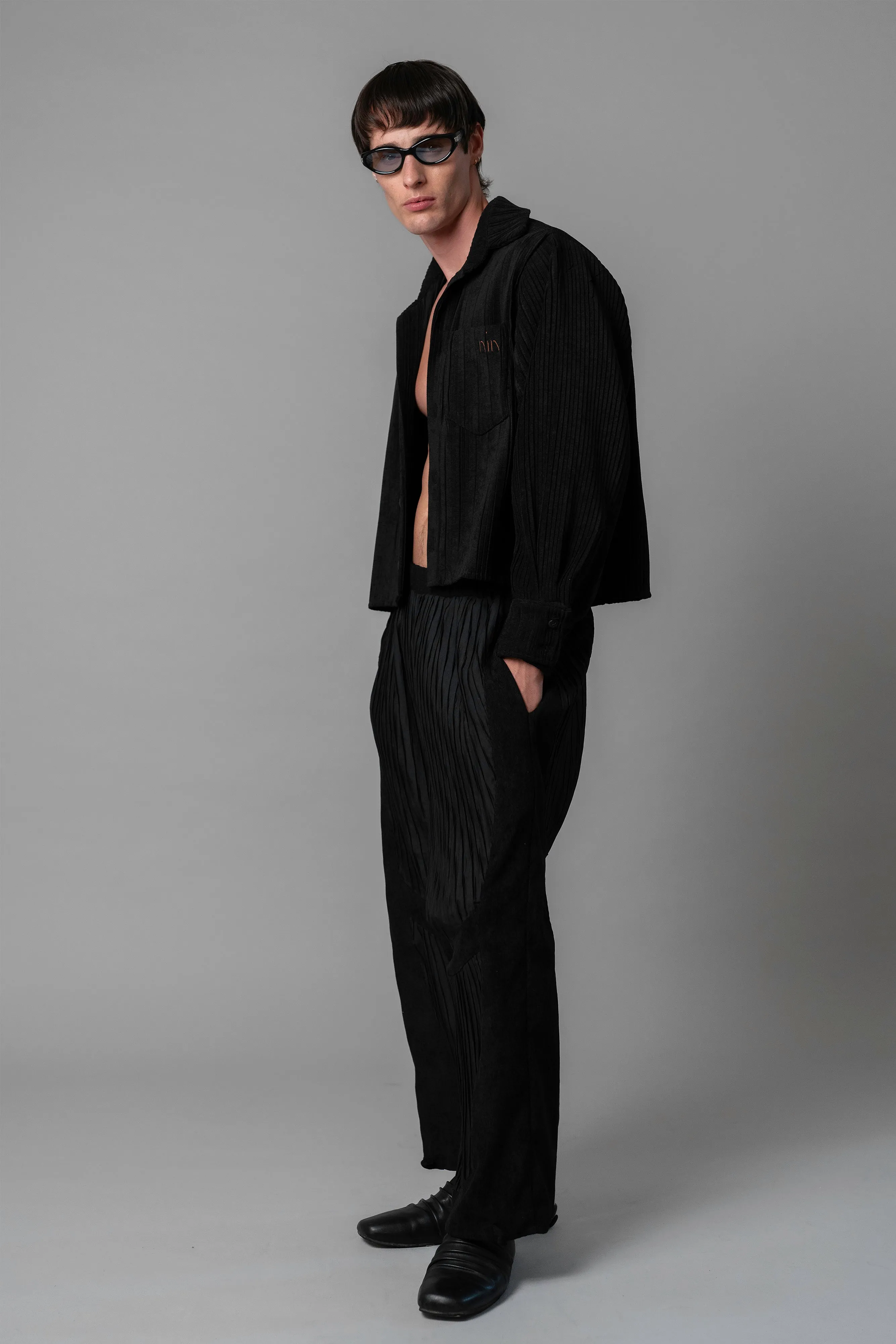 ECHO SHIRT / COTTON VELVET FW25 sold by Nin Studio product image thumbnail 2