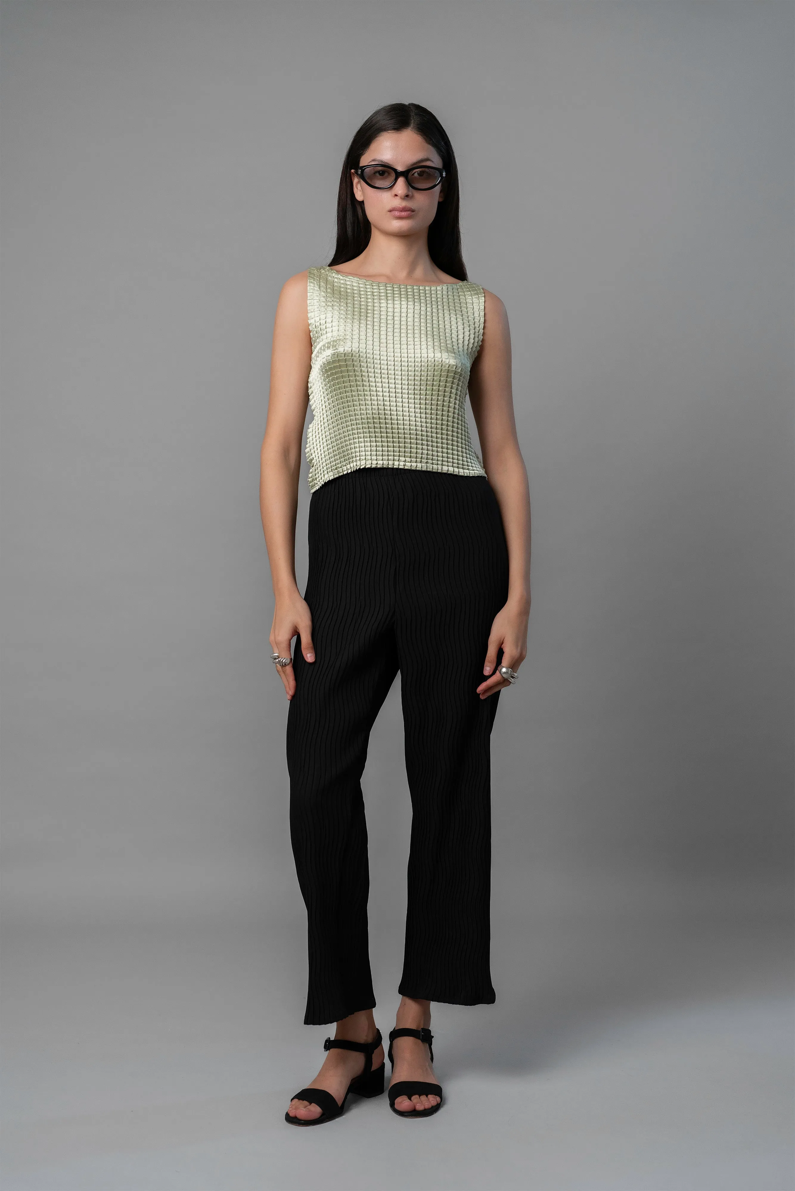PLEATED TANK SINGLET FW25 sold by Nin Studio product image thumbnail 3