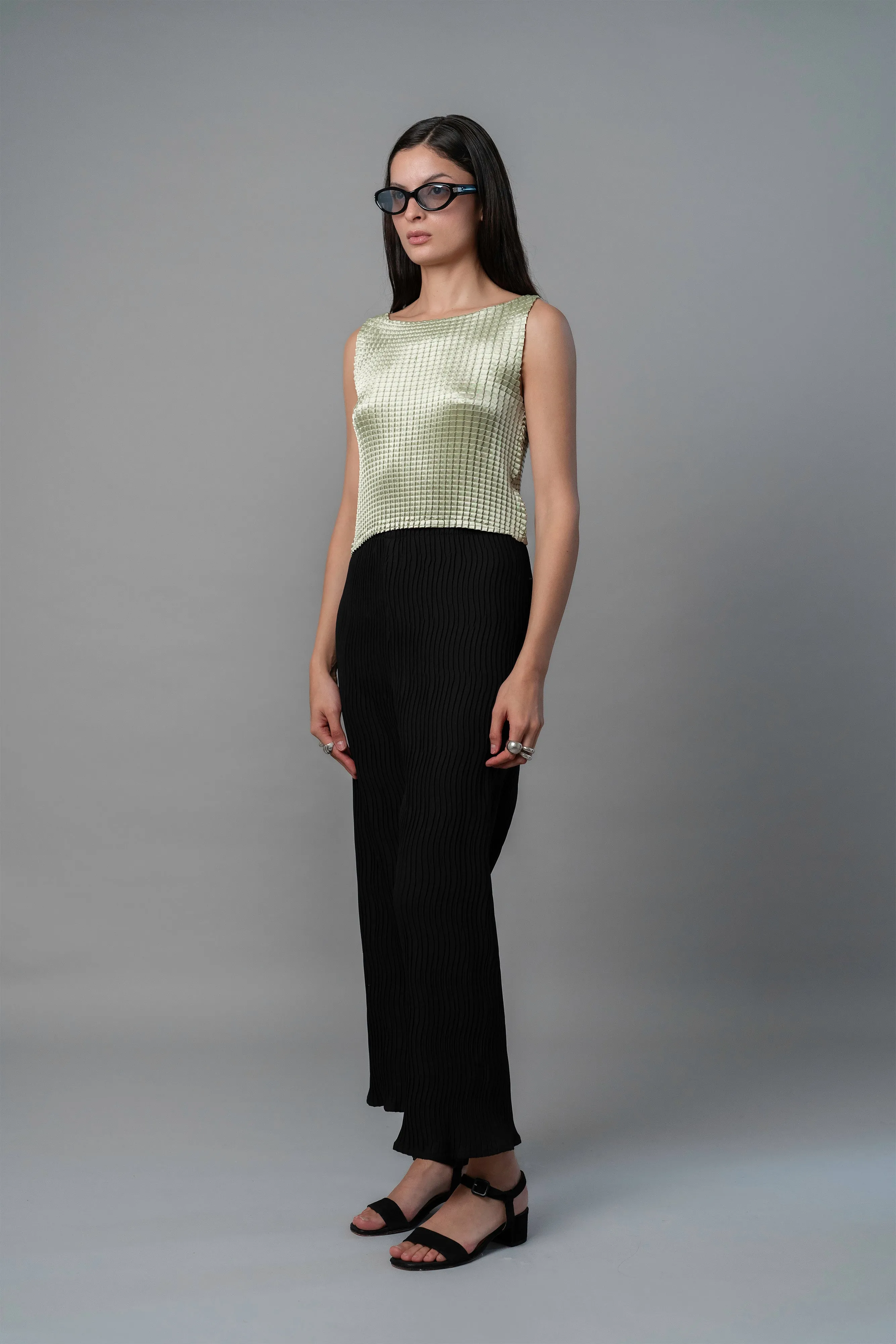 PLEATED TANK SINGLET FW25 sold by Nin Studio product image thumbnail 4