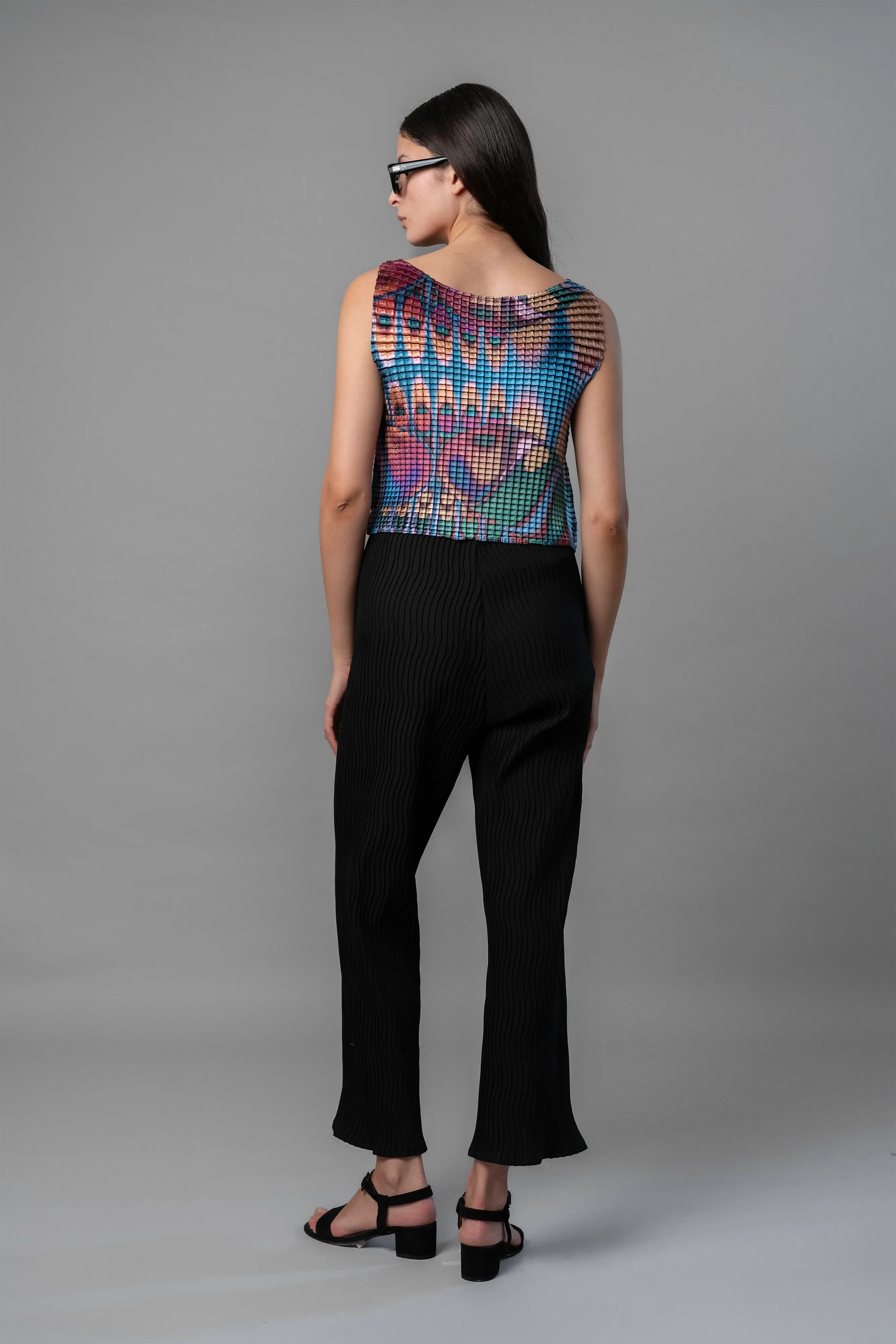 PLEATED TANK SINGLET FW25 PRINTED sold by Nin Studio product image thumbnail 2