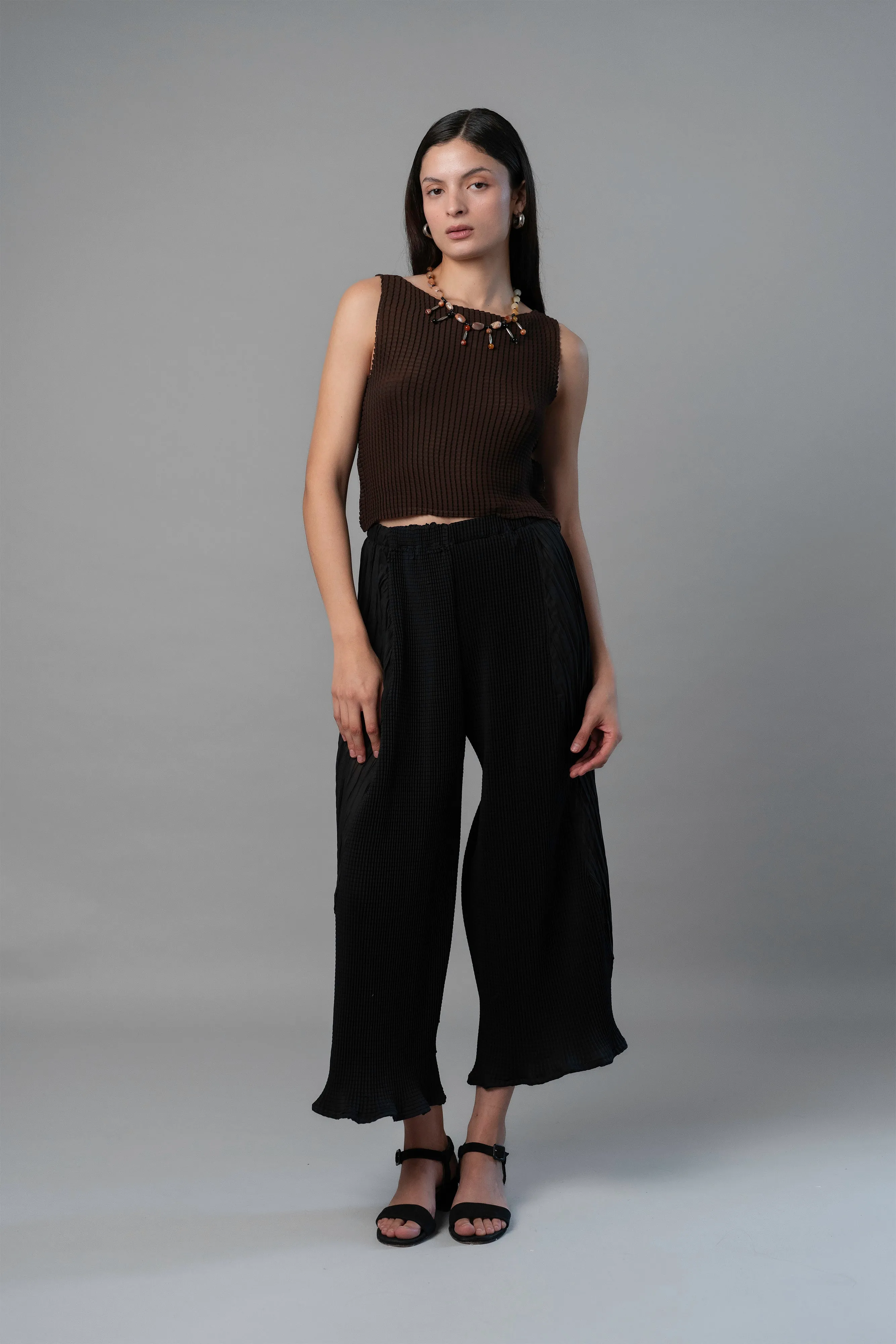 PLEATED TANK SINGLET CHIFFON sold by Nin Studio product image thumbnail 4