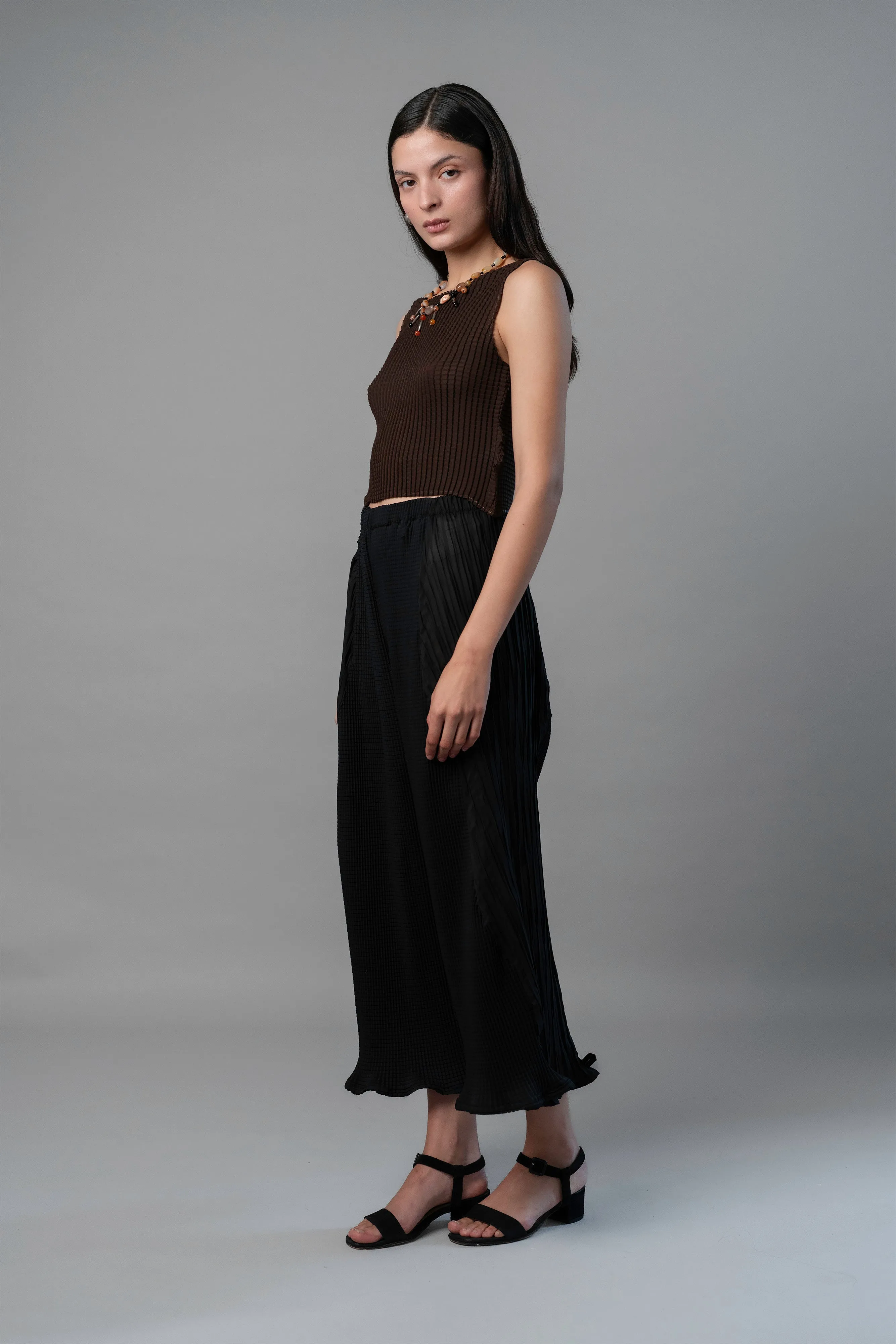 PLEATED TANK SINGLET CHIFFON sold by Nin Studio product image thumbnail 5