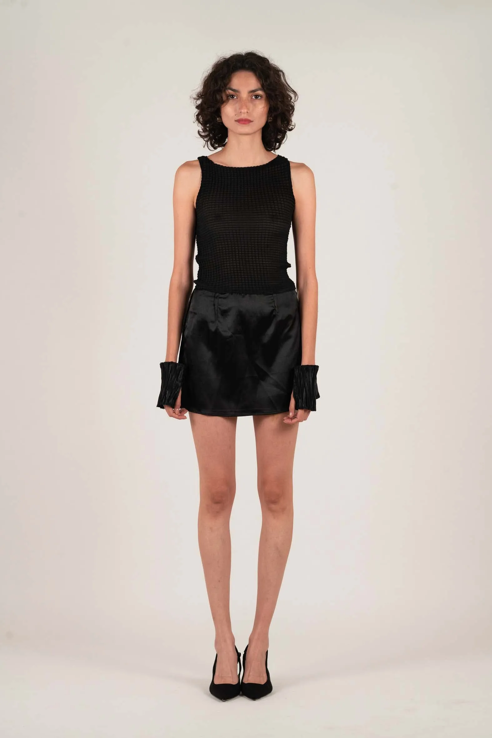 PLEATED TANK SINGLET SS25 sold by Nin Studio product image thumbnail 3