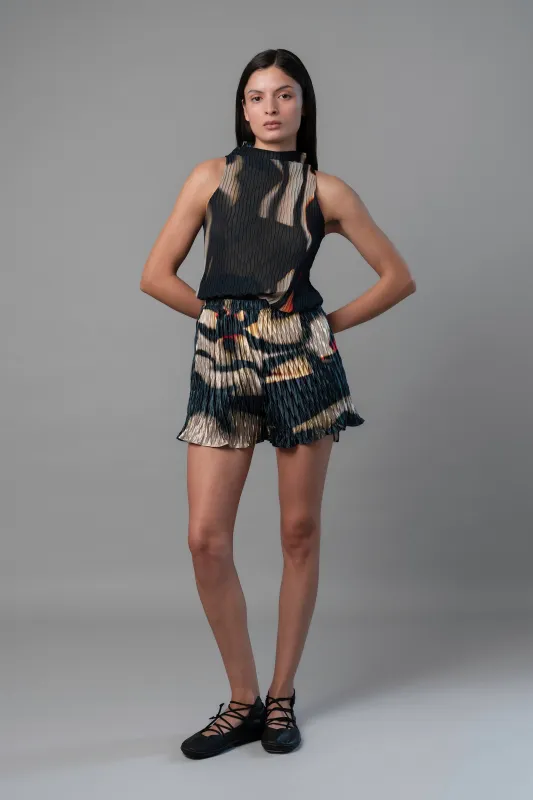 WAVE MOCKNECK TANK made by Nin Studio