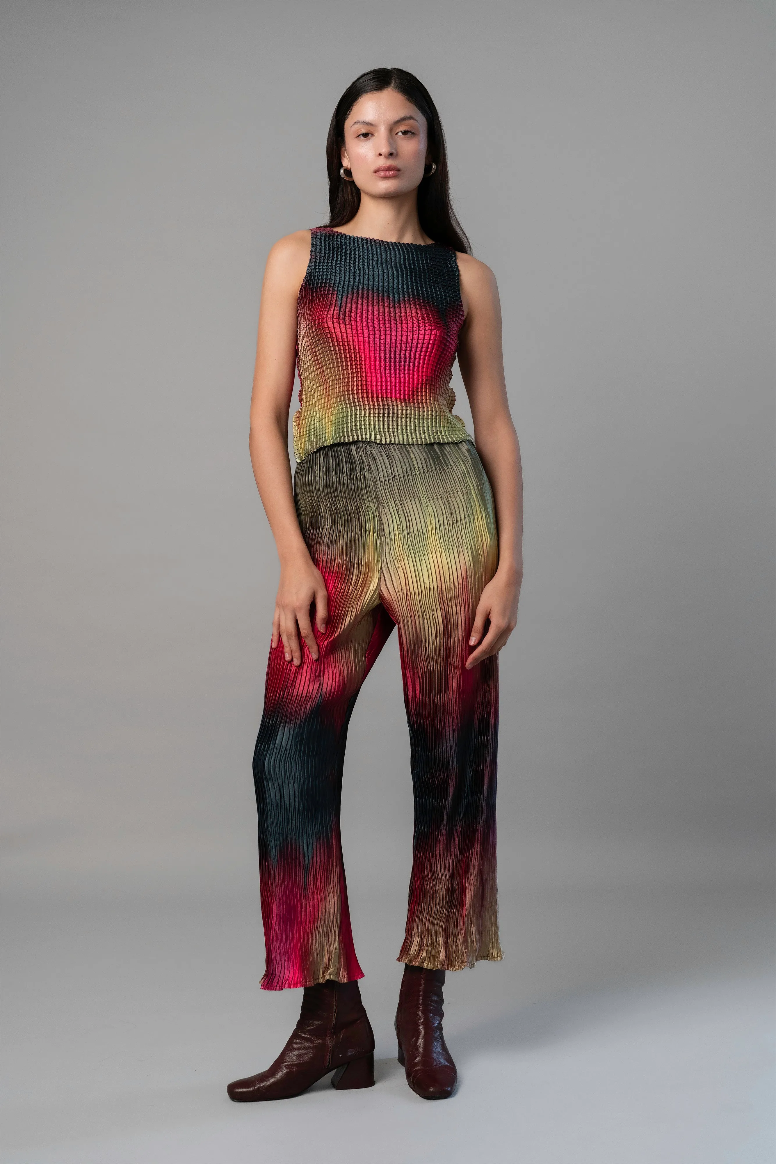 PLEATED TANK SINGLET sold by Nin Studio