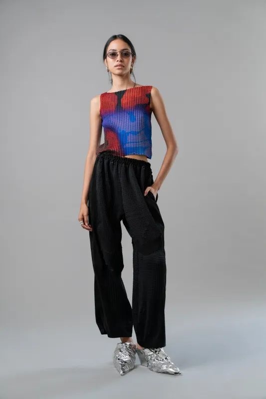 PLEATED TANK SINGLET made by Nin Studio