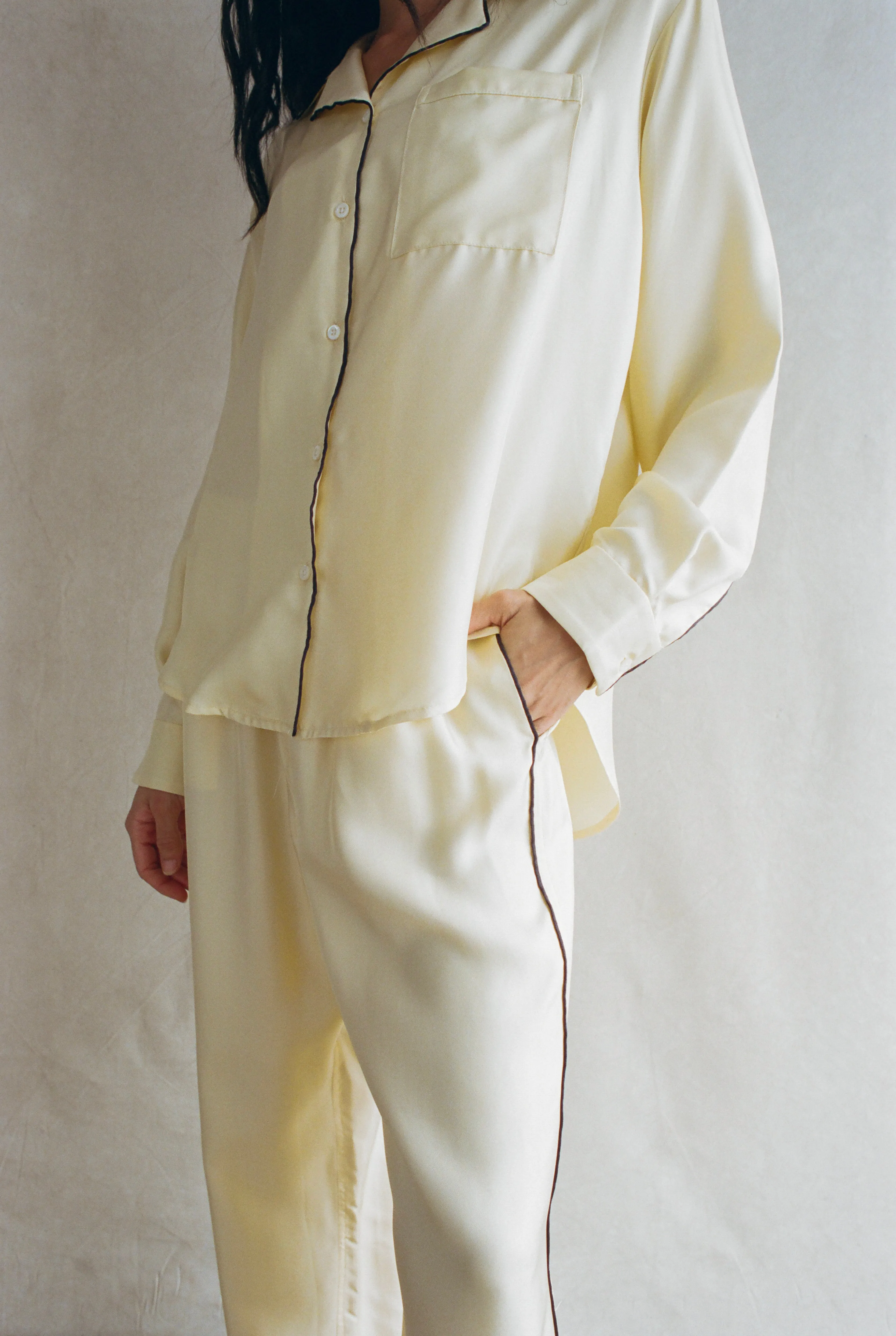 The Piped Silk Twill Set sold by Comme Si product image thumbnail 3