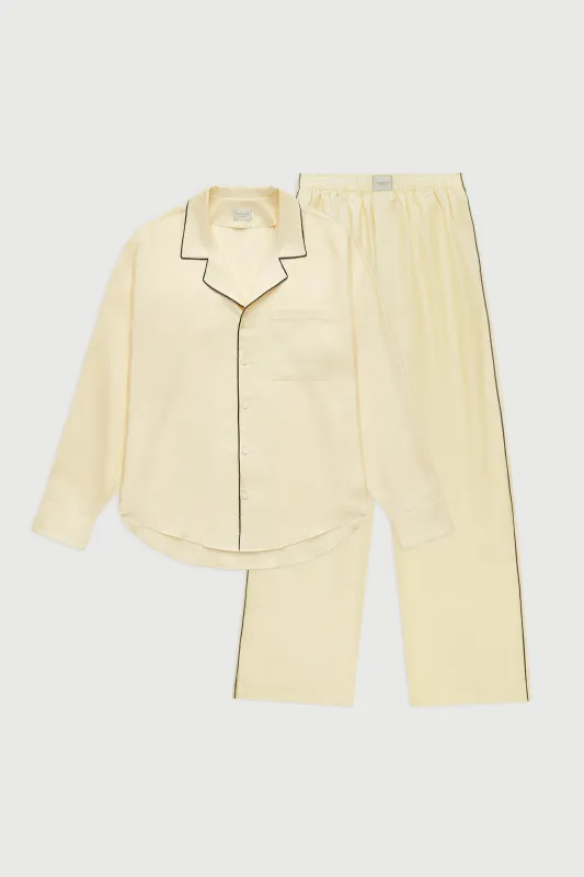 The Piped Silk Twill Set made by Comme Si