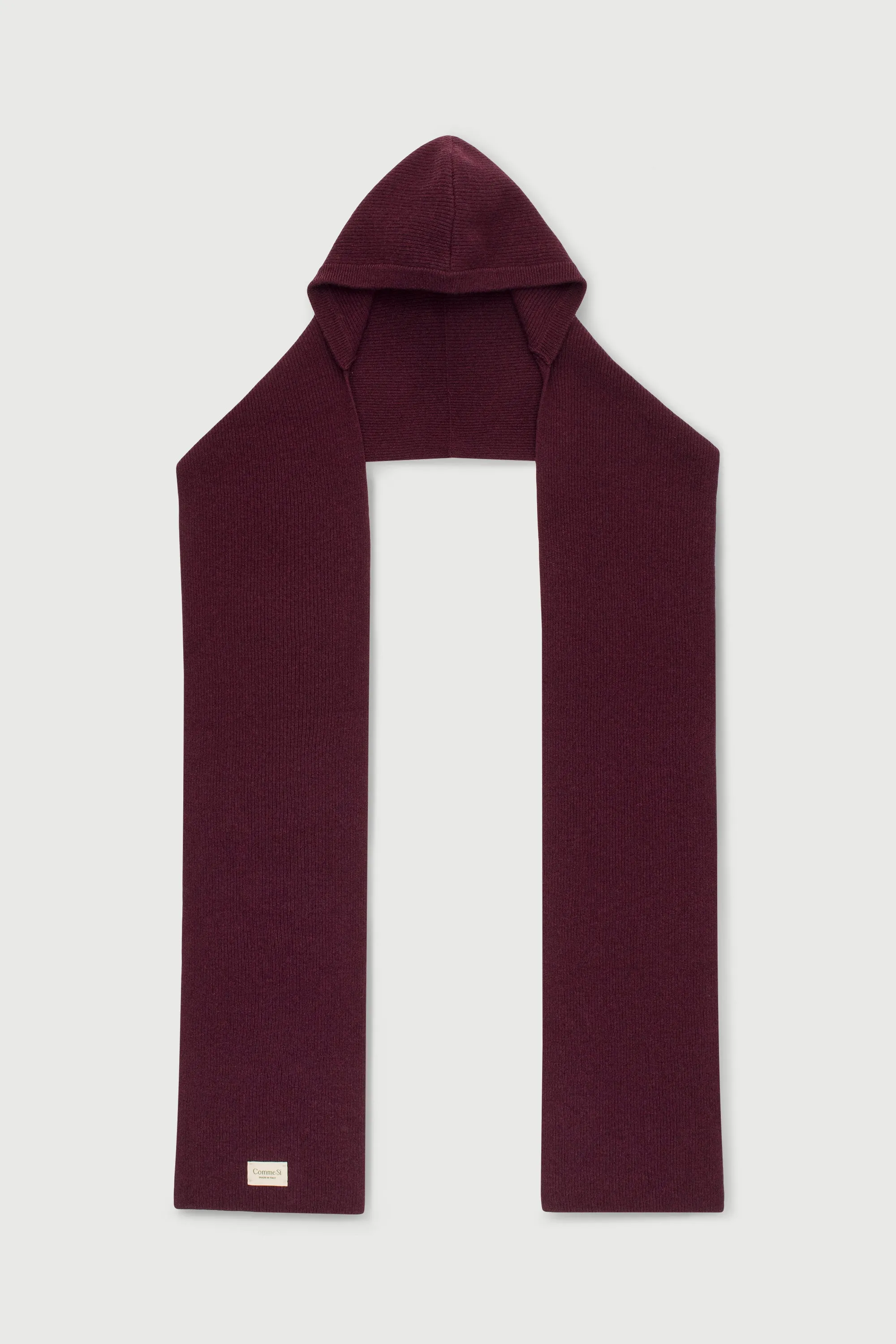 The Cashmere Hooded Scarf sold by Comme Si product image thumbnail 4