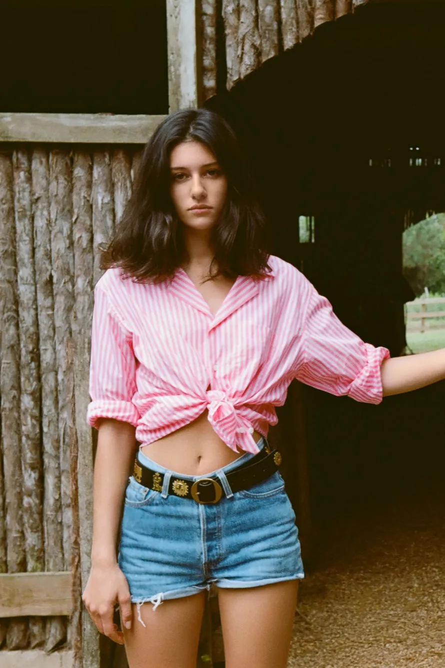 The Notched Collar Long Sleeve, Coppola Stripes sold by Comme Si product image thumbnail 4