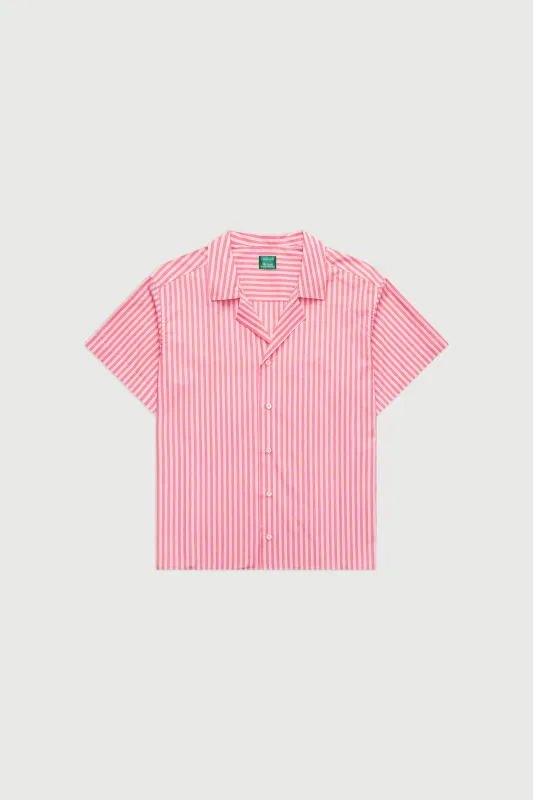 The Notched Collar Short Sleeve, Coppola Stripes made by Comme Si