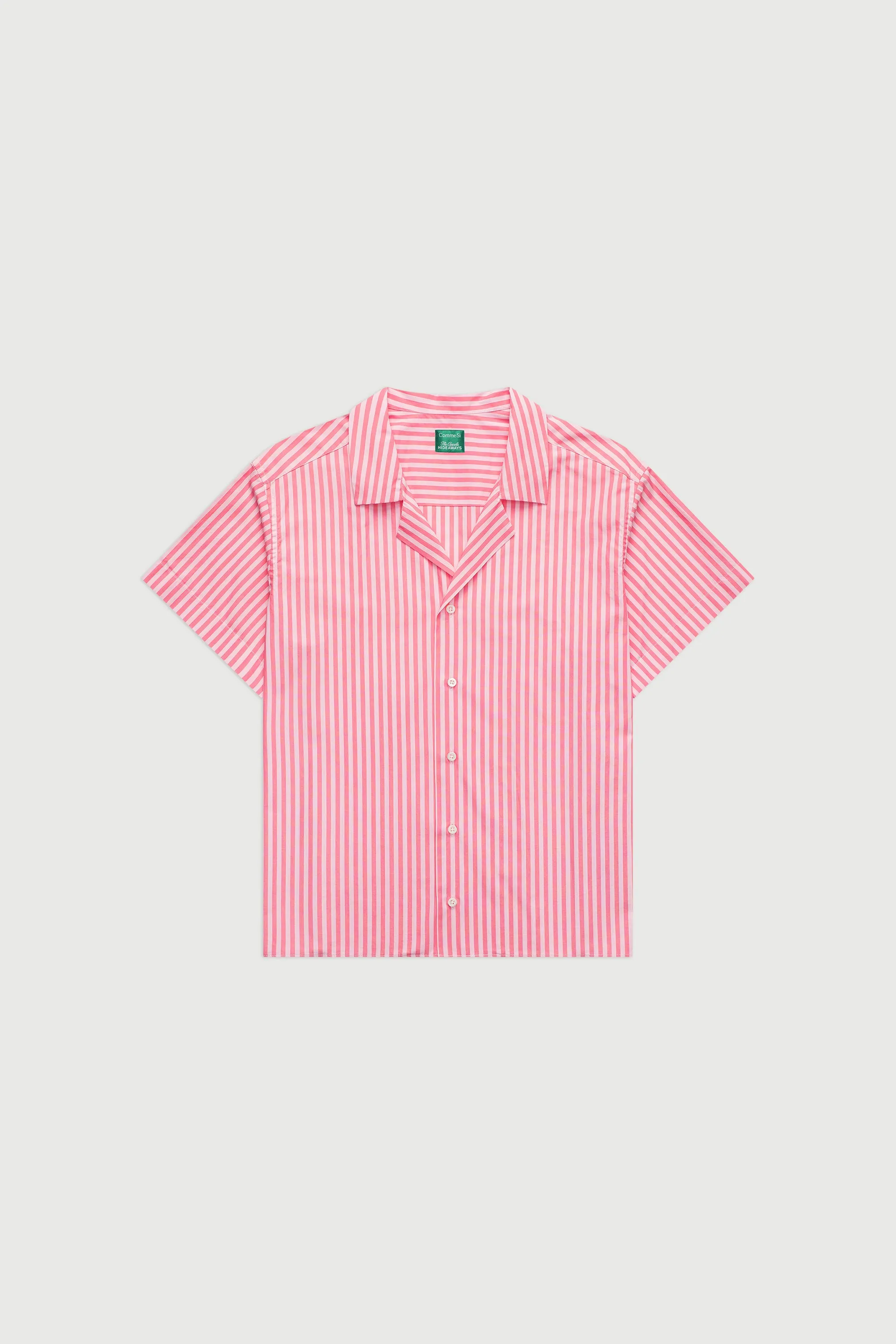 The Notched Collar Short Sleeve, Coppola Stripes sold by Comme Si