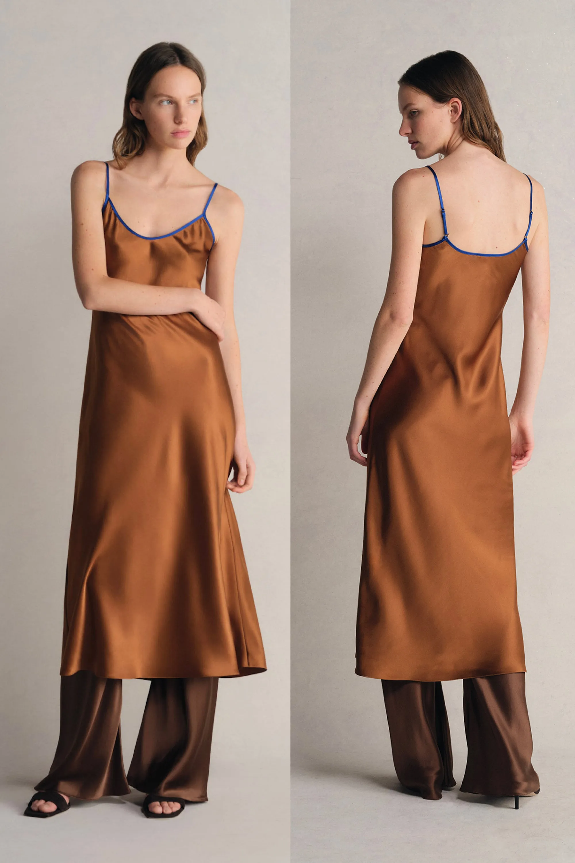 Silk Bias Slip Dress sold by Comme Si product image thumbnail 3