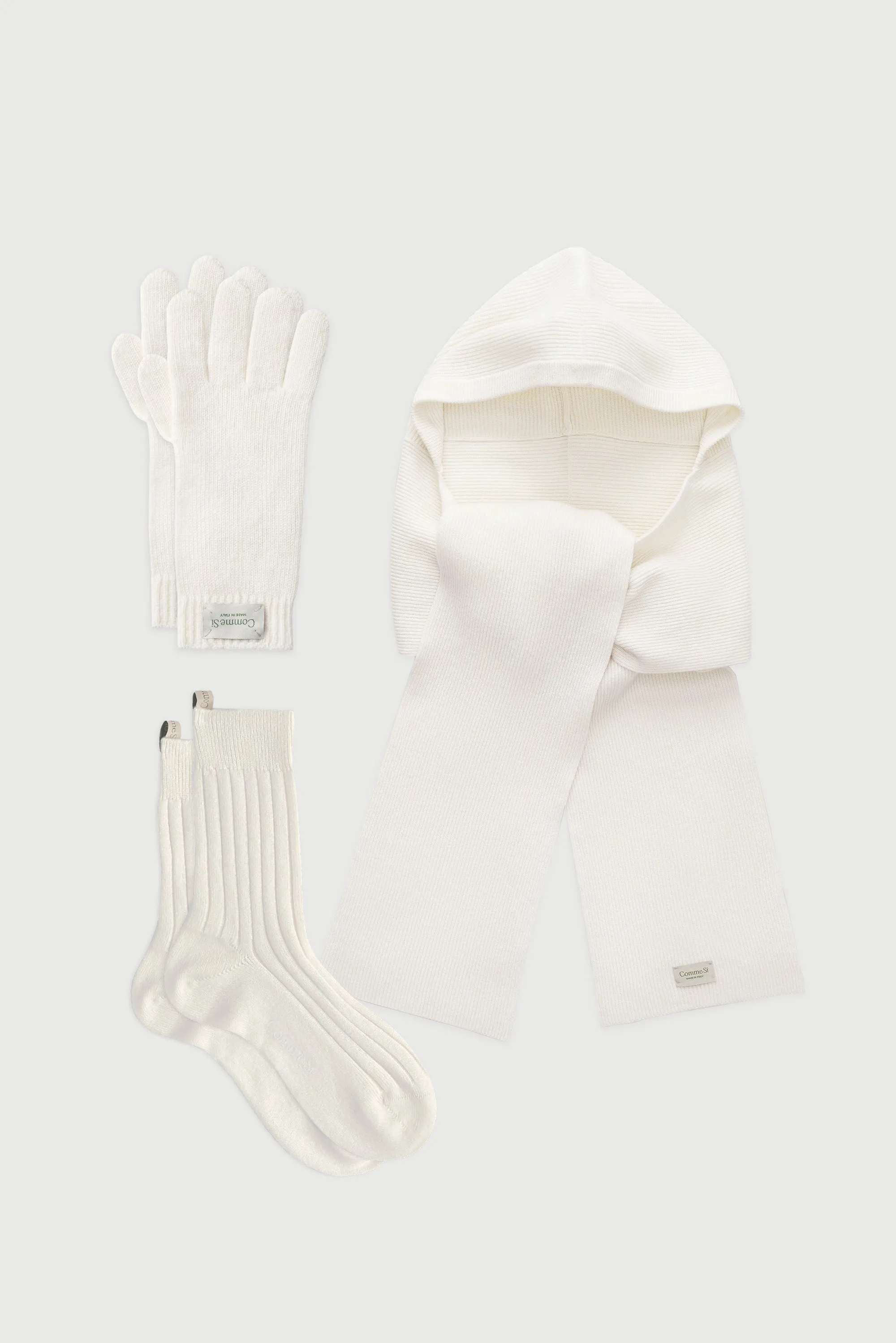 The Cashmere Knit Accessories Set sold by Comme Si product image thumbnail 5
