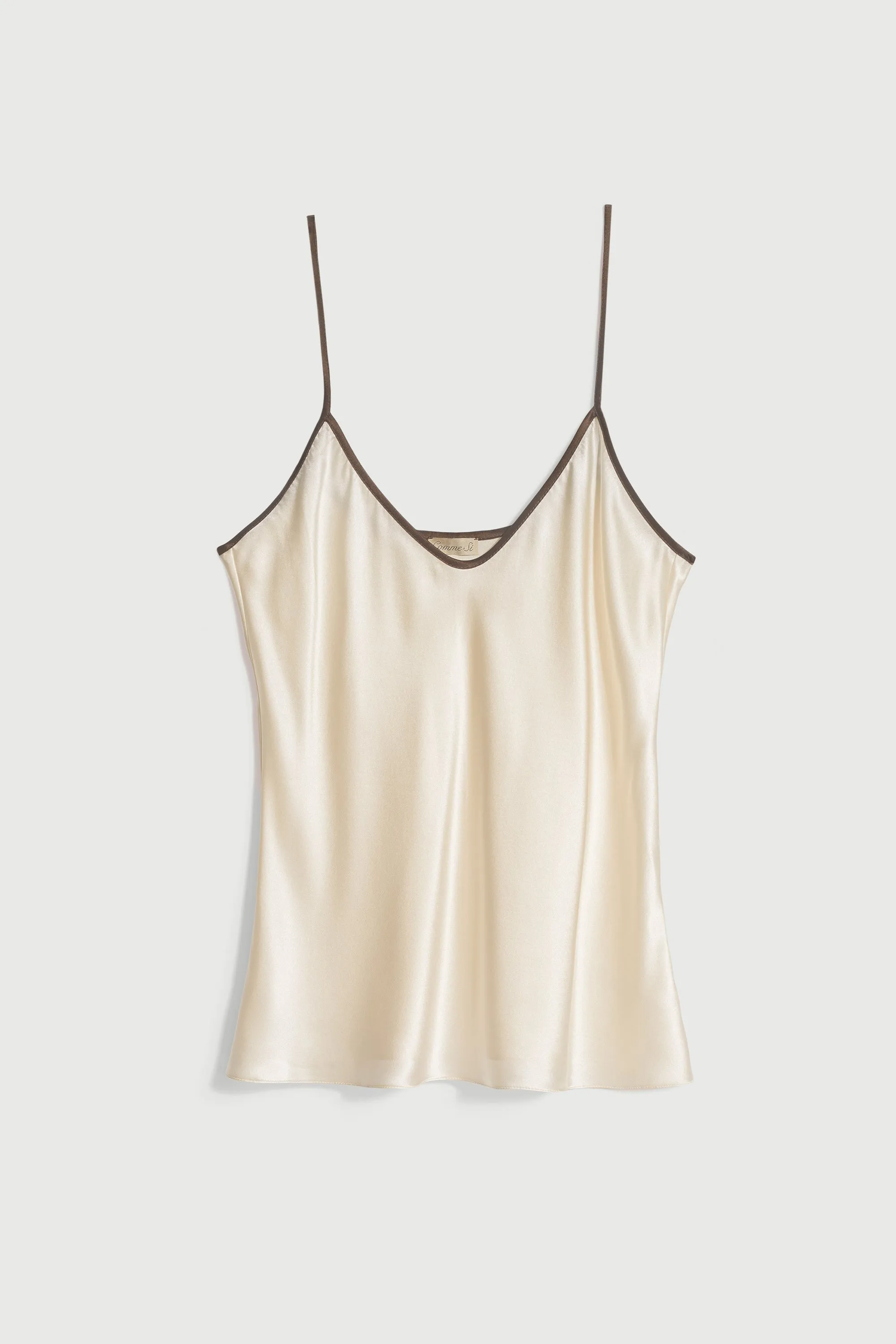 Silk Bias Cami sold by Comme Si