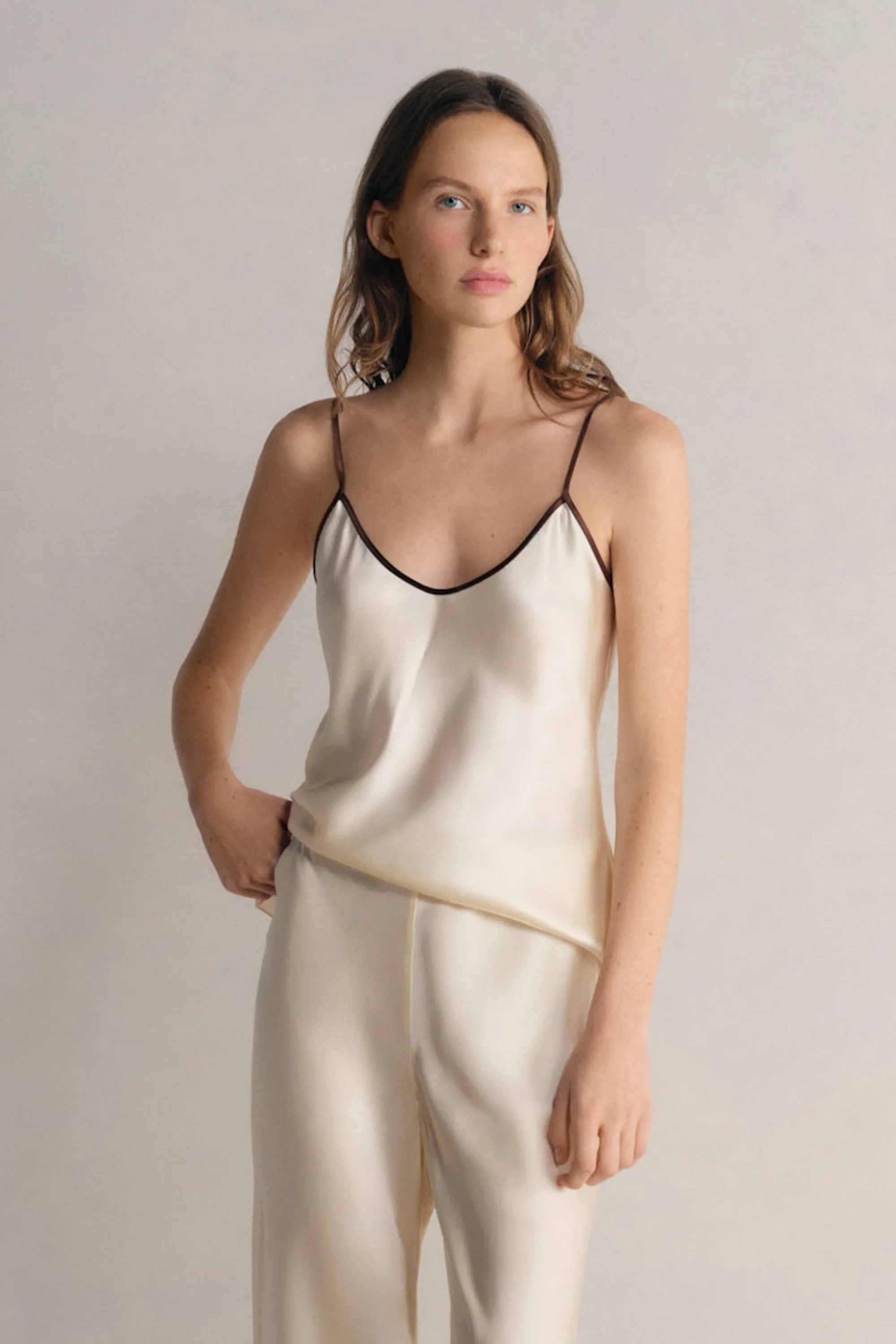 Silk Bias Cami sold by Comme Si product image thumbnail 2