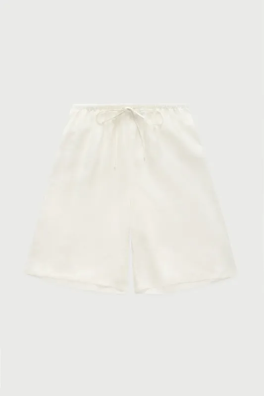 The Drawstring Bermuda, Linen made by Comme Si