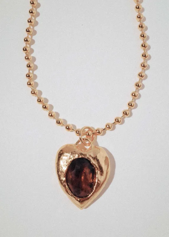 Pacha Necklace in Gold - Bear made by Mondo Mondo