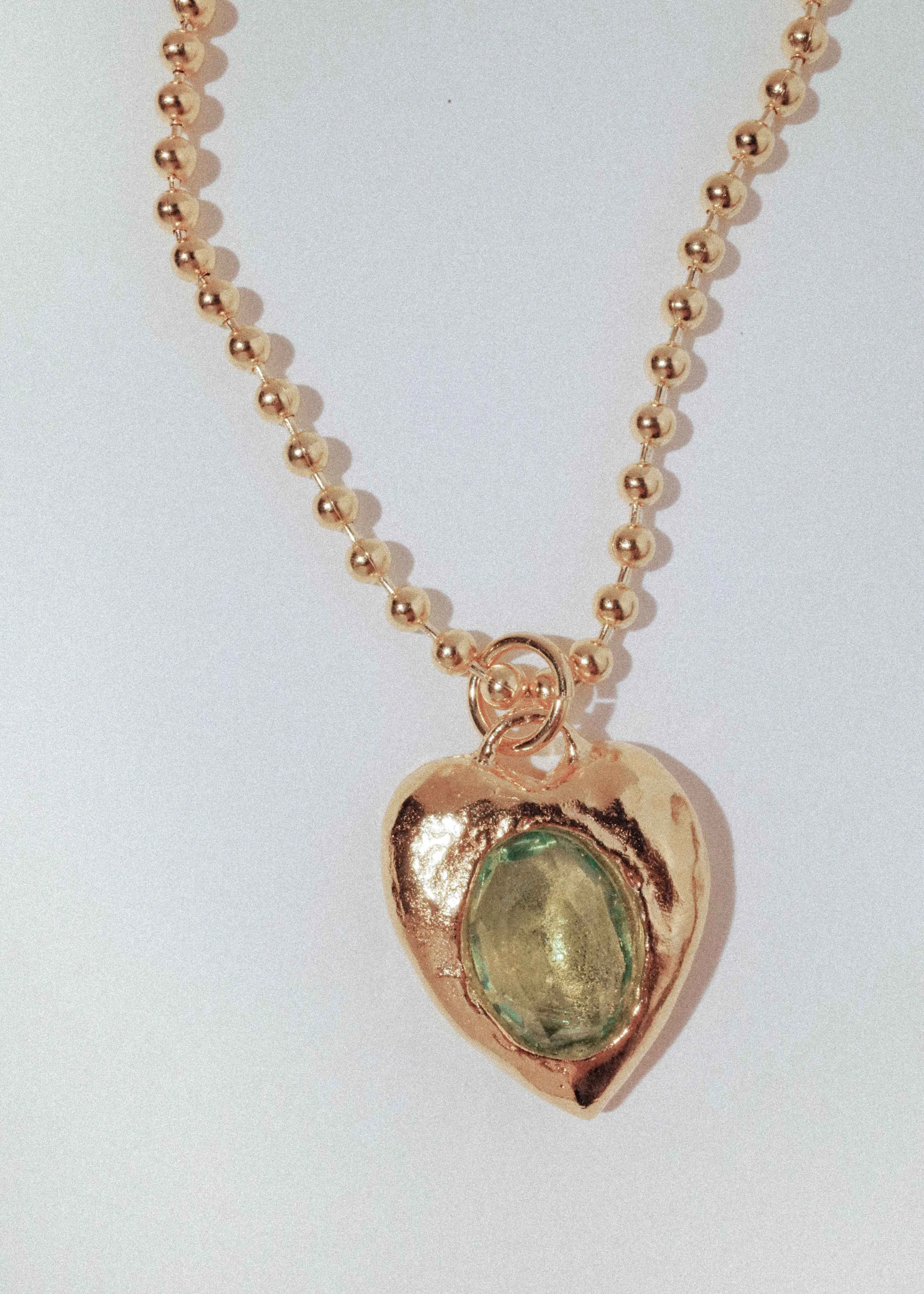 Pacha Necklace in Gold - Peridot sold by Mondo Mondo product image thumbnail 2