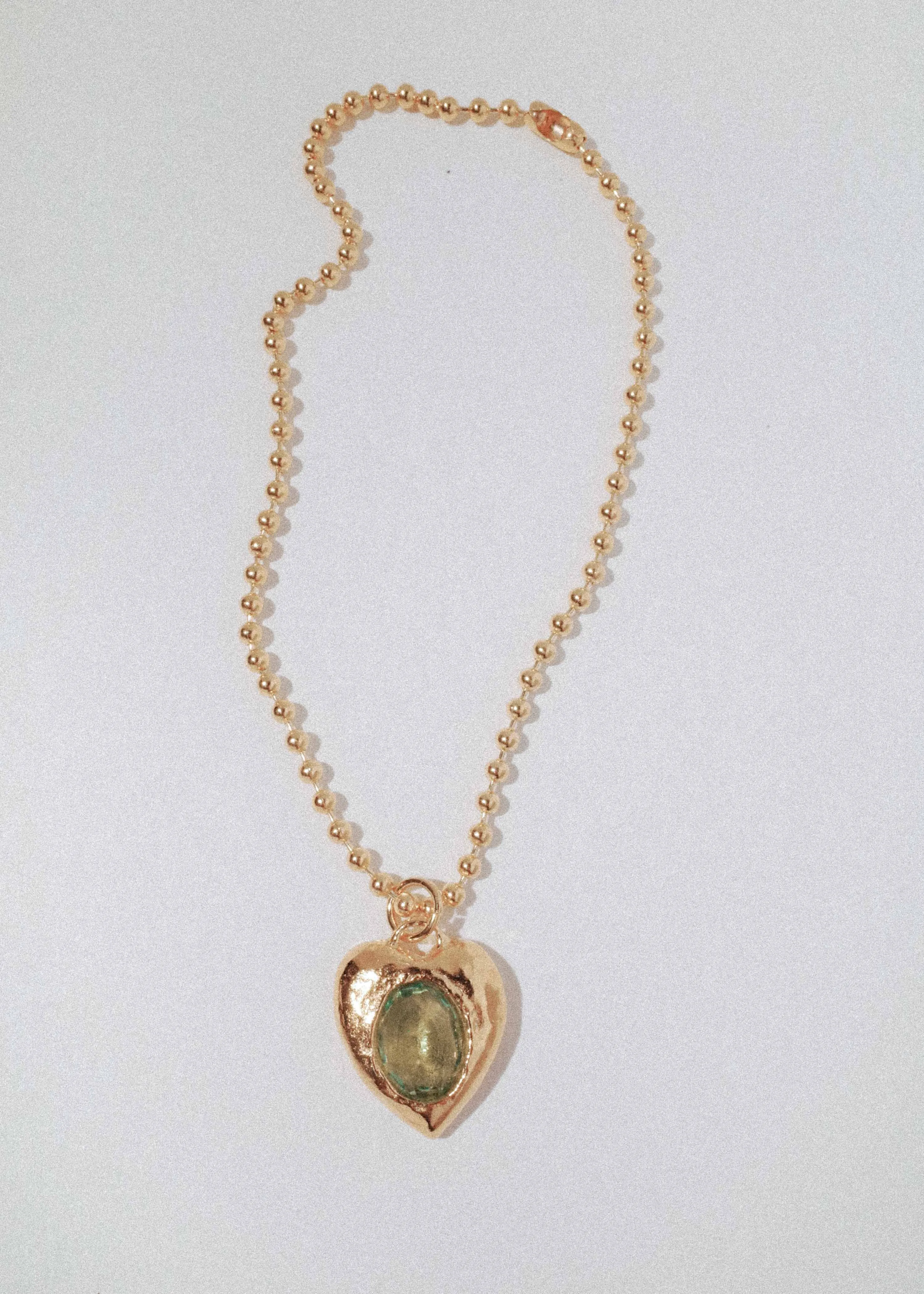 Pacha Necklace in Gold - Peridot sold by Mondo Mondo