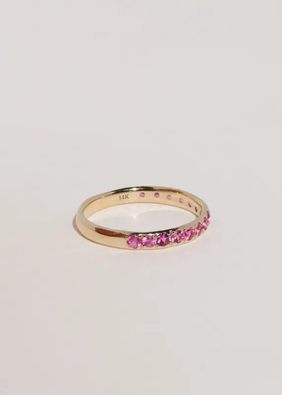 Amador 3mm Pave - Pink Sapphire sold by Mondo Mondo