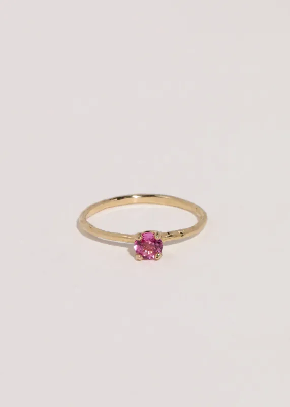 Princess Ring - Pink Sapphire sold by Mondo Mondo