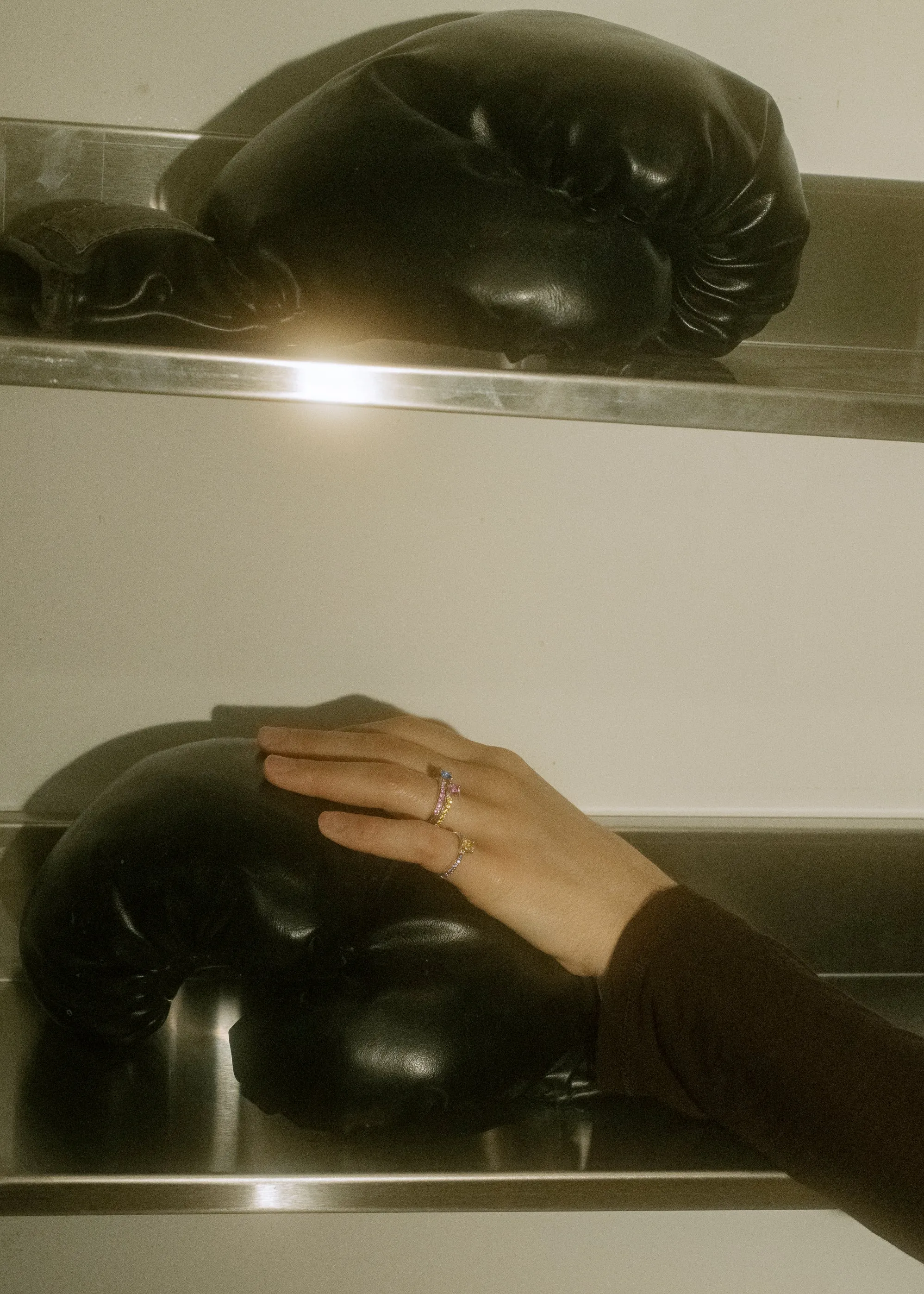 Princess Pave Ring - Rose/Yellow sold by Mondo Mondo product image thumbnail 4