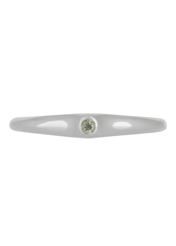 Dulce Ring in Silver - Peridot sold by Mondo Mondo