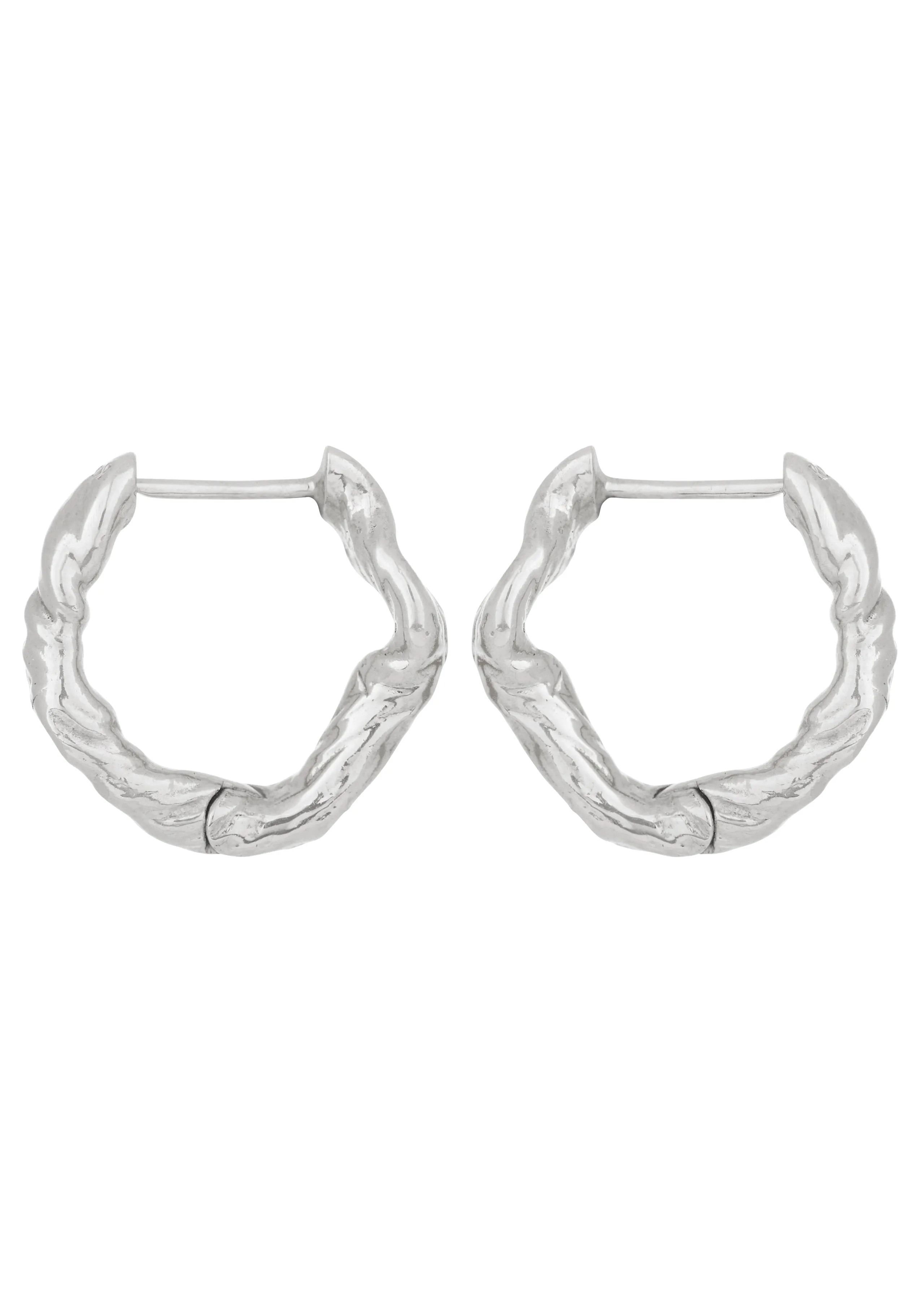 Nan Hoops in Silver sold by Mondo Mondo