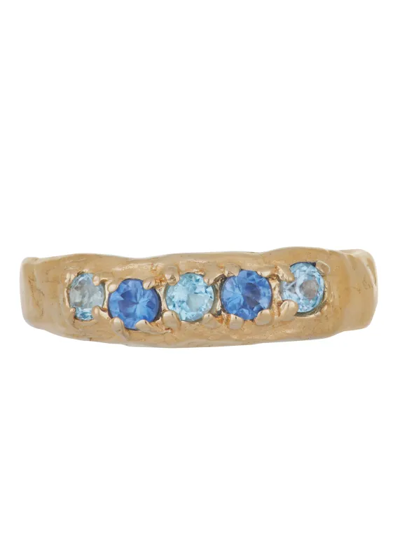 Mother Ring - Sapphire Blue Topaz sold by Mondo Mondo