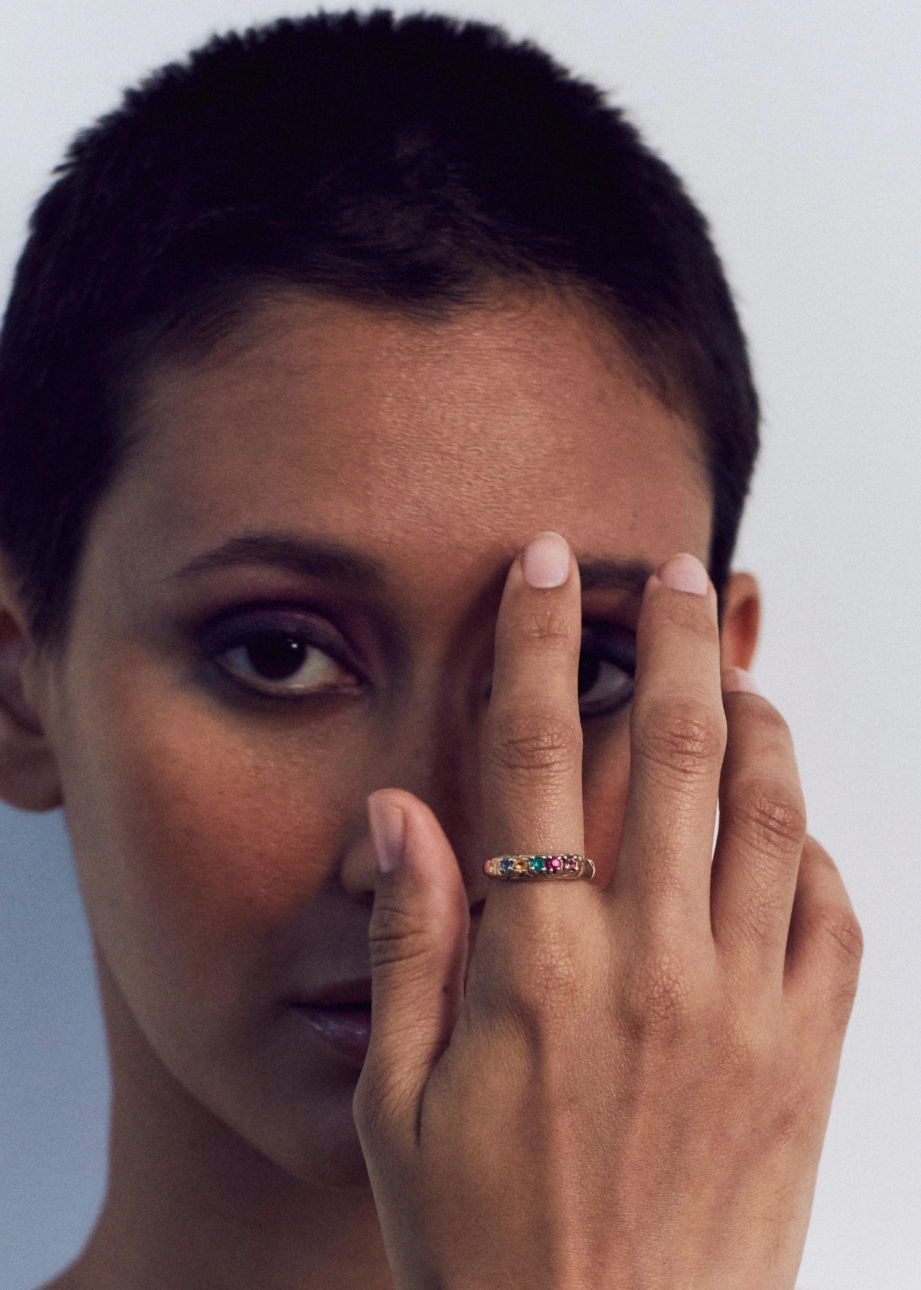 Mother Ring - Sapphire Blue Topaz sold by Mondo Mondo product image thumbnail 3