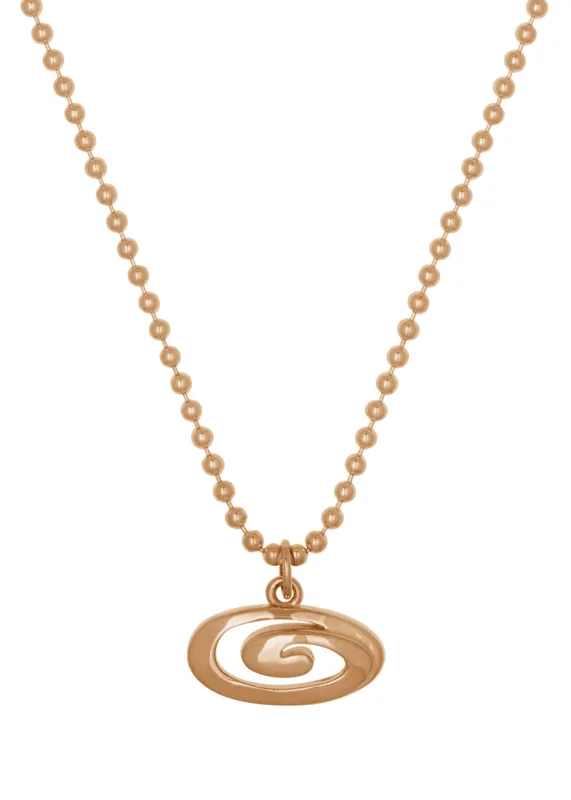 Infinity Charm Necklace in Gold made by Mondo Mondo