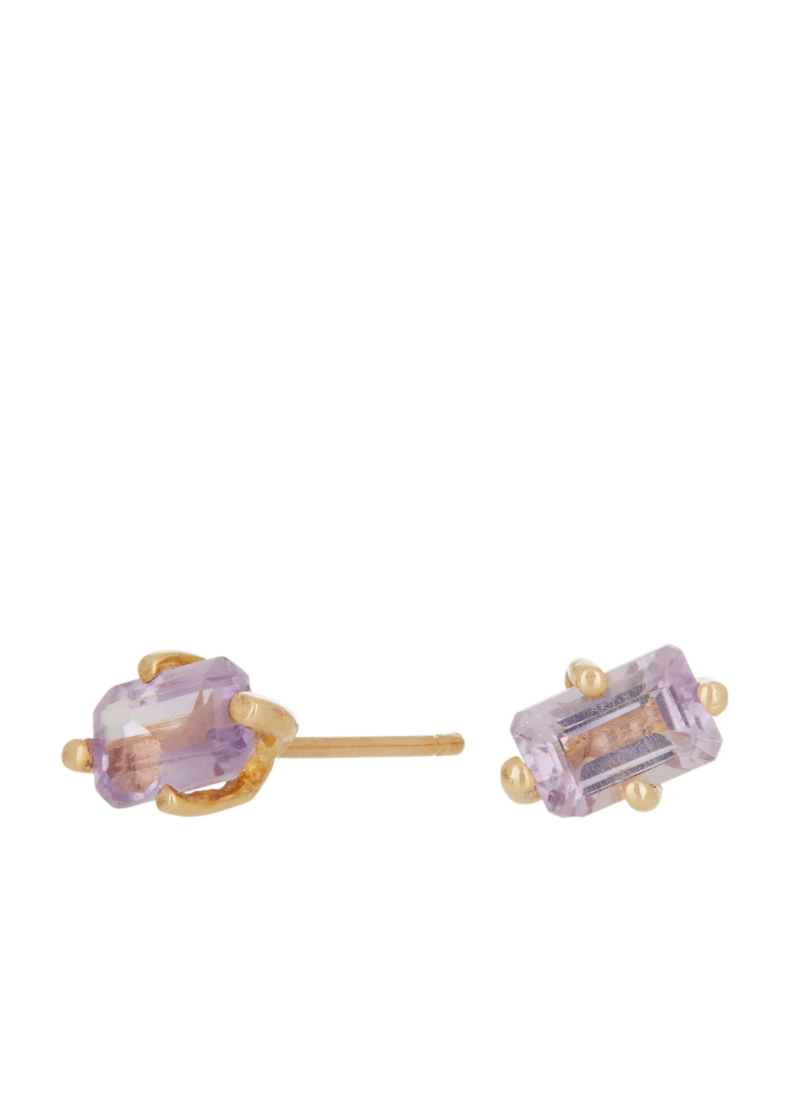 Guinevere Studs - Amethyst sold by Mondo Mondo product image thumbnail 2