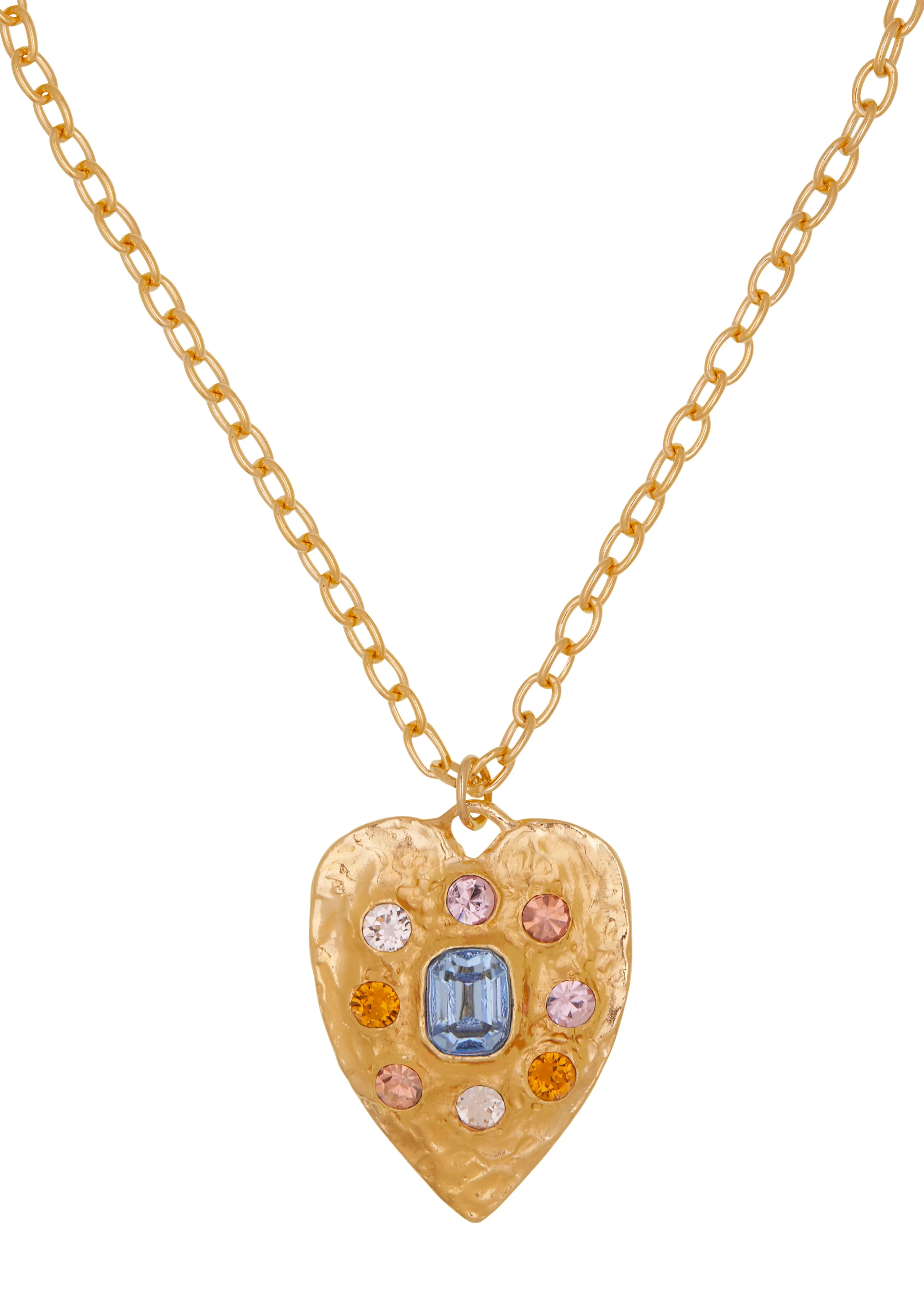 Tropicana Necklace in Gold - Light Blue sold by Mondo Mondo product image thumbnail 2