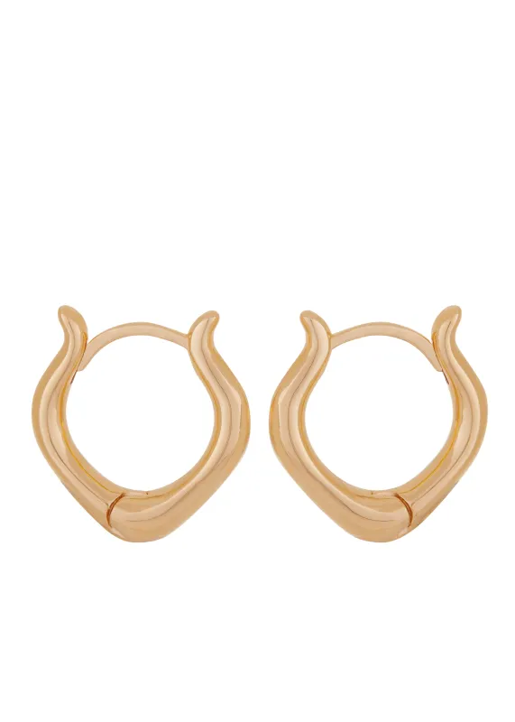 Juju Hoops in Gold sold by Mondo Mondo