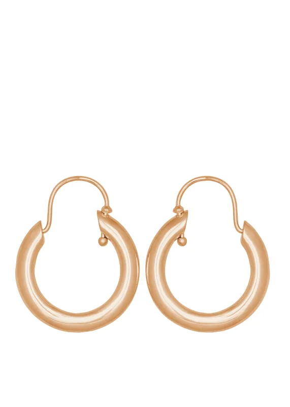 Swivel Hoops in Gold made by Mondo Mondo
