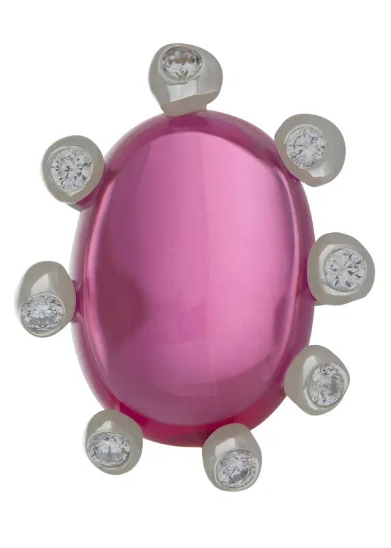 Super Diva Ring - Fuchsia sold by Mondo Mondo